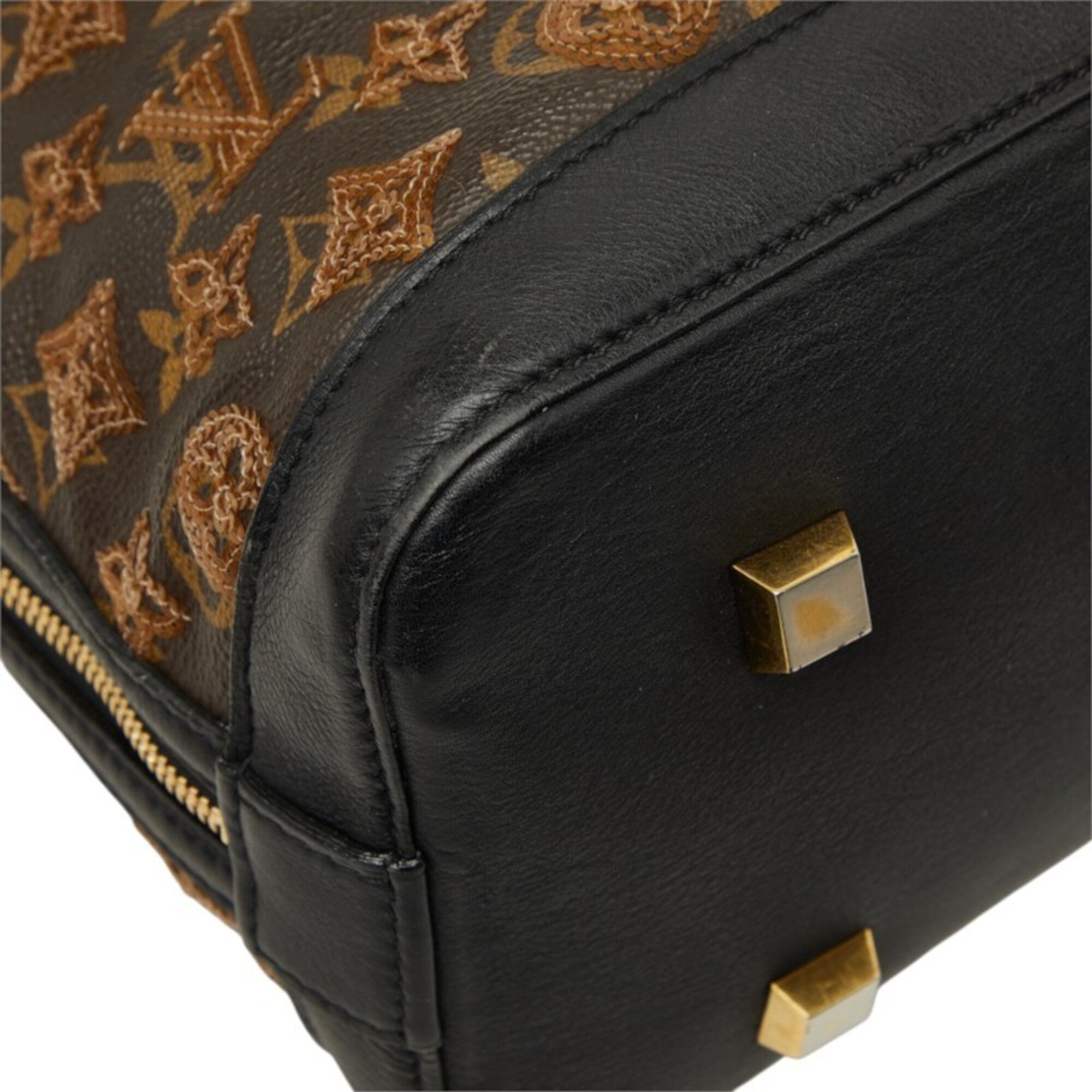 Louis Vuitton Brown Monogram Eclipse Pvc Leather Handbag (Pre-Owned)
