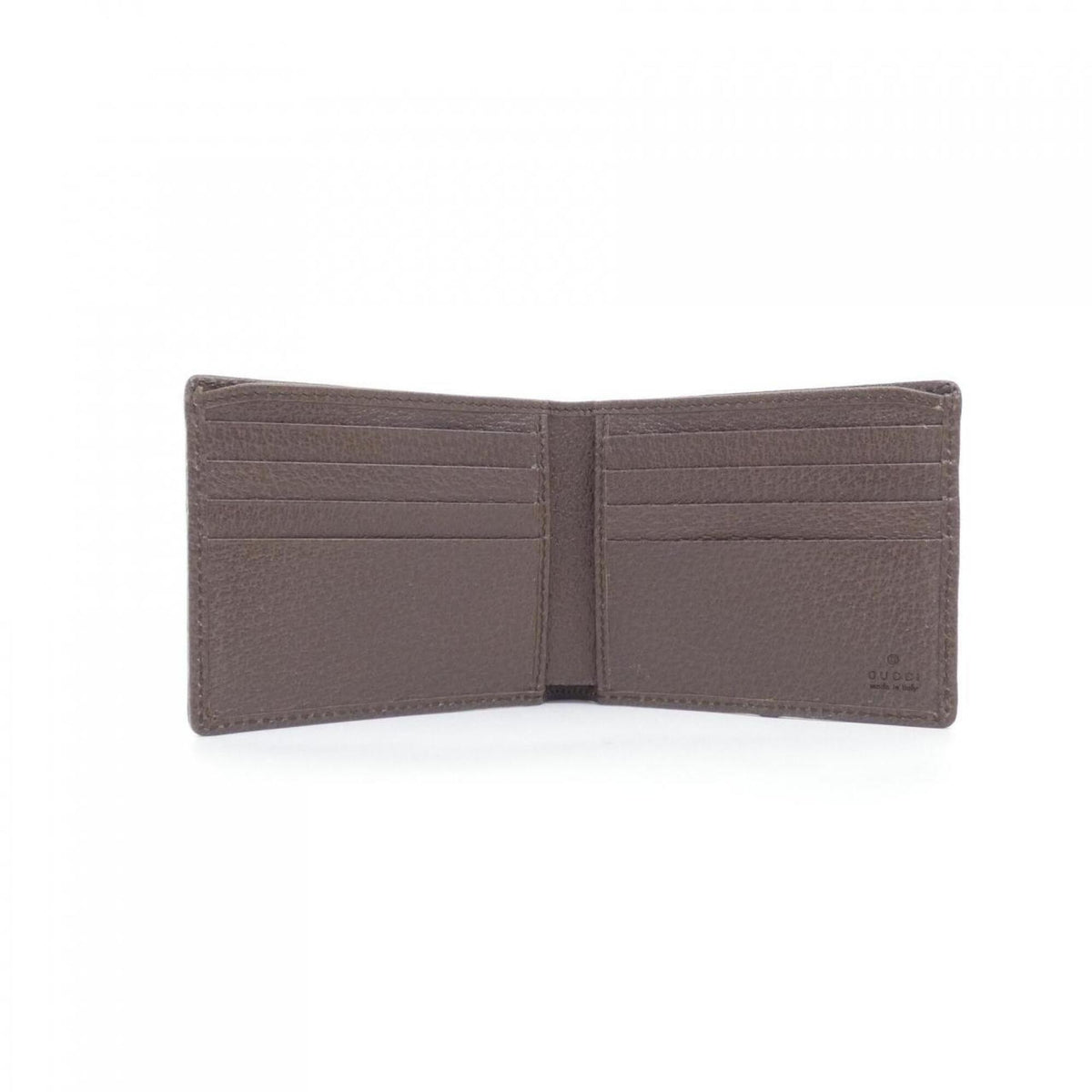 Gucci Brown Canvas Bill Wallet (Bi-Fold) (Pre-Owned)