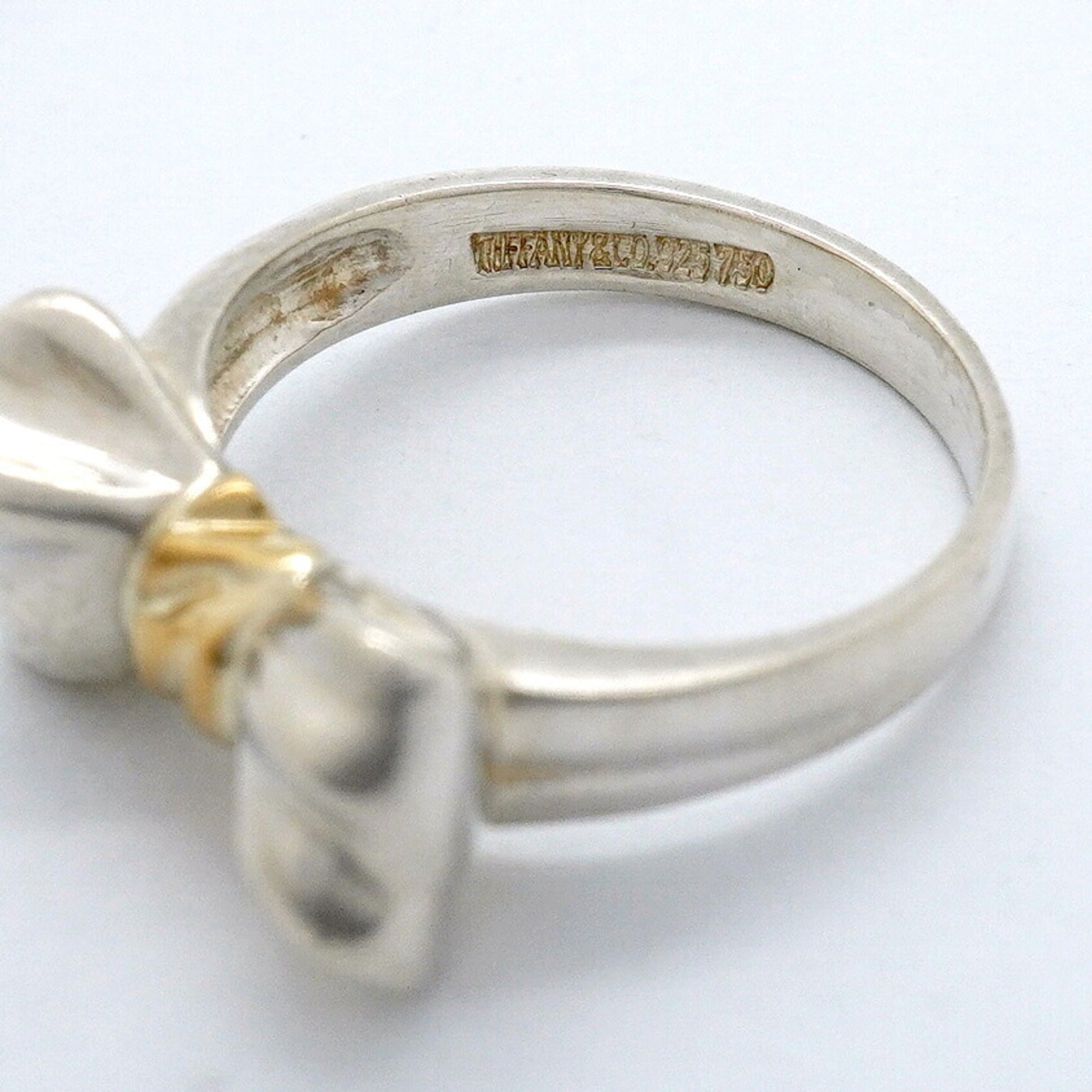Tiffany Yellow Gold (18K) Silver 925 Band Ring (Pre-Owned)