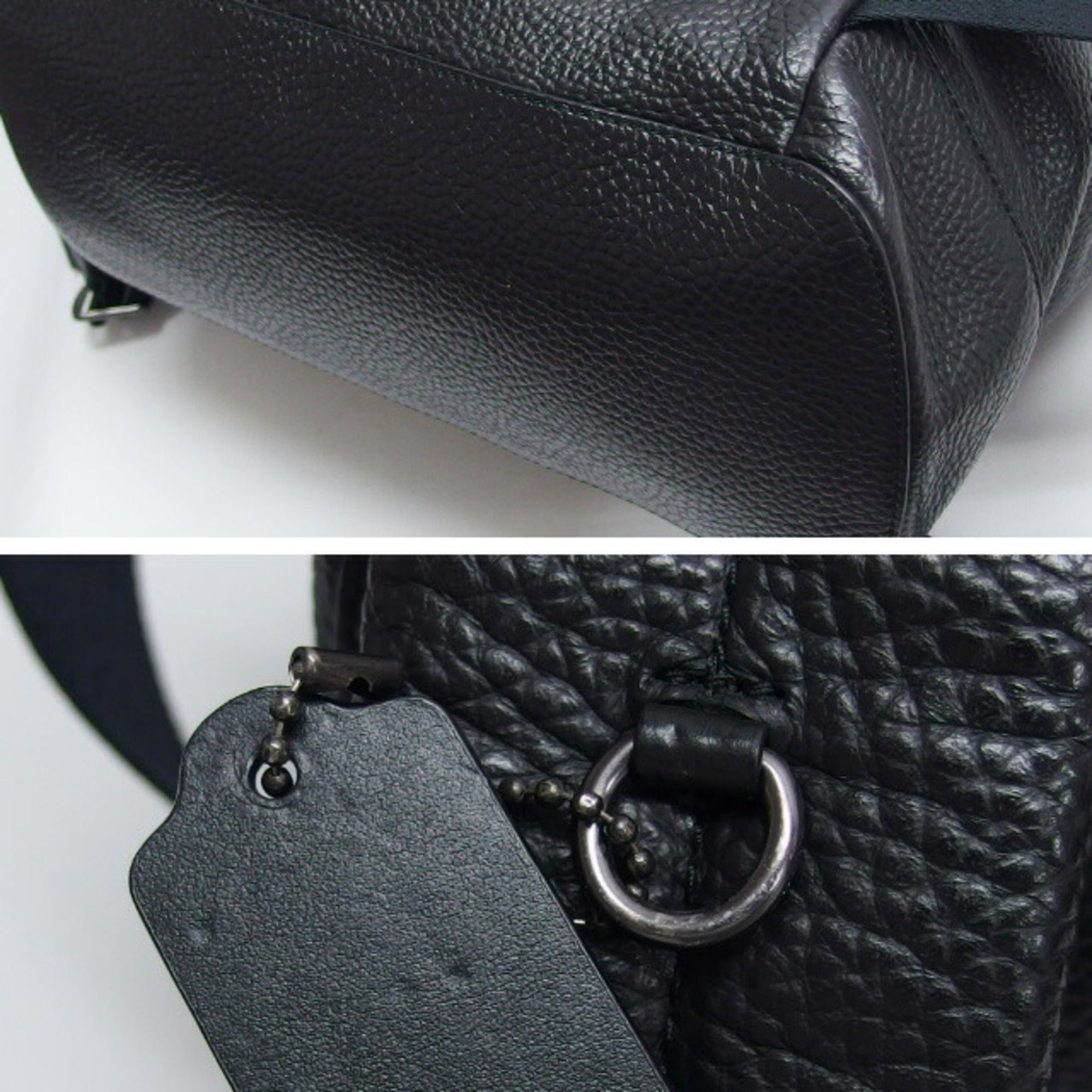 Coach Black Leather Backpack (Pre-Owned)