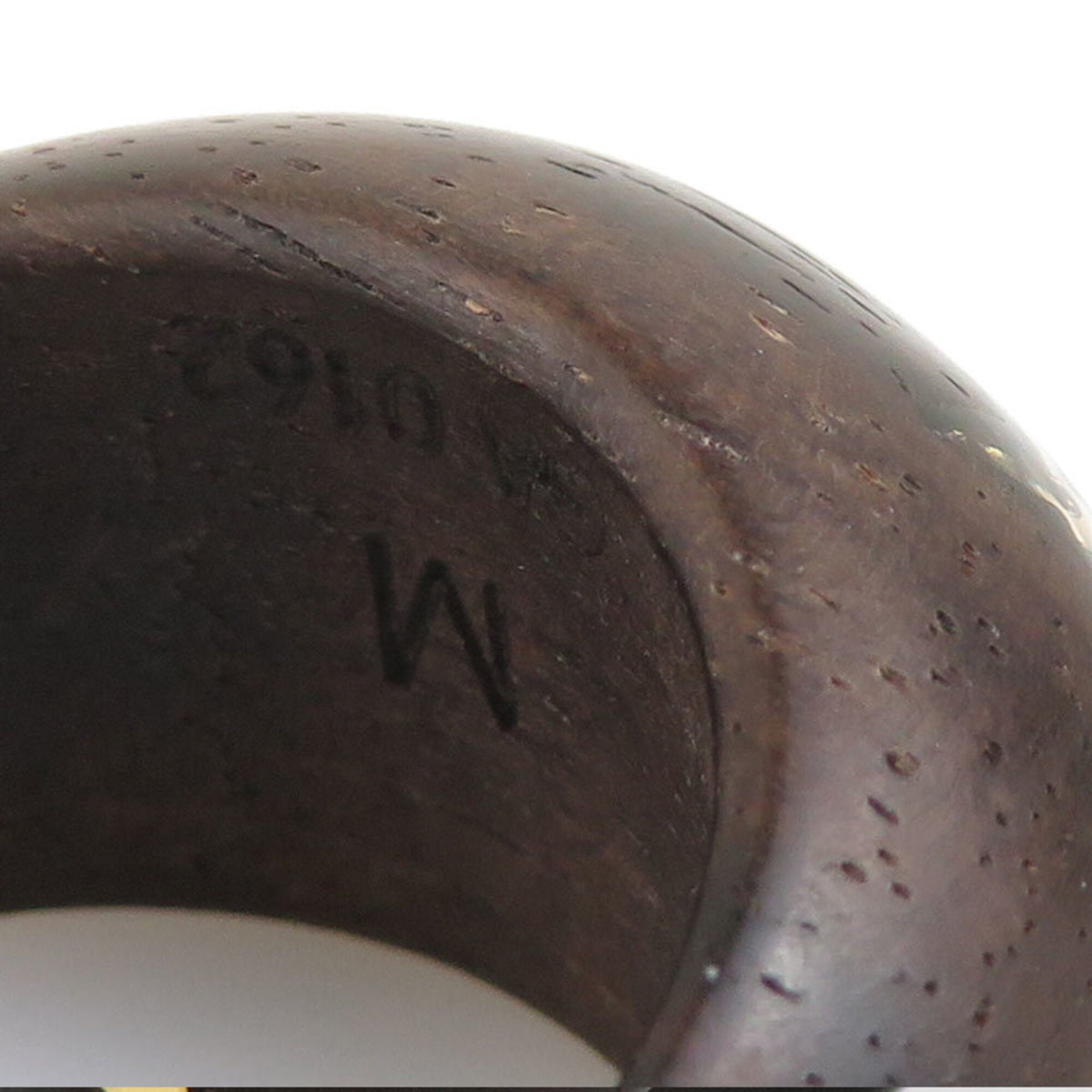 Louis Vuitton Brown Wood Band Ring (Pre-Owned)