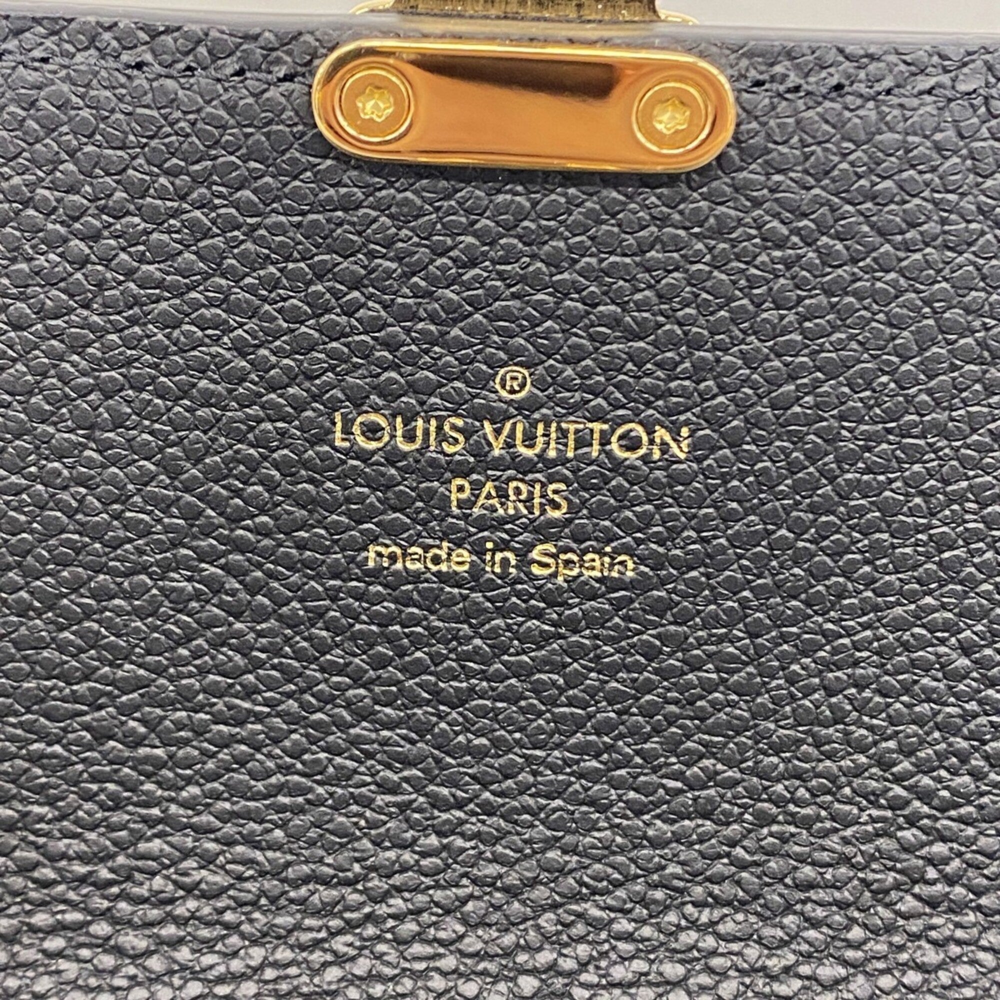 Louis Vuitton Noir Long Wallet (Bi-Fold) (Pre-Owned)
