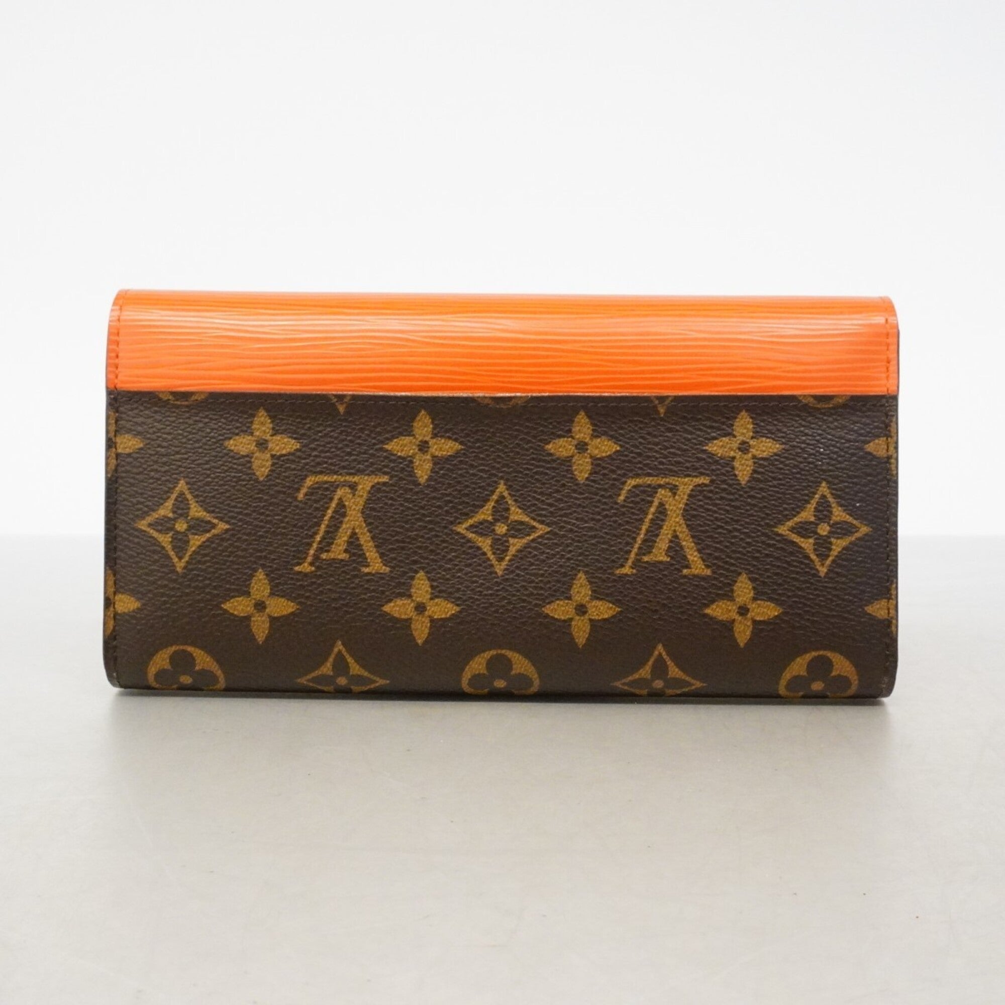 Louis Vuitton Brown Pimont Long Wallet (Tri-Fold) (Pre-Owned)