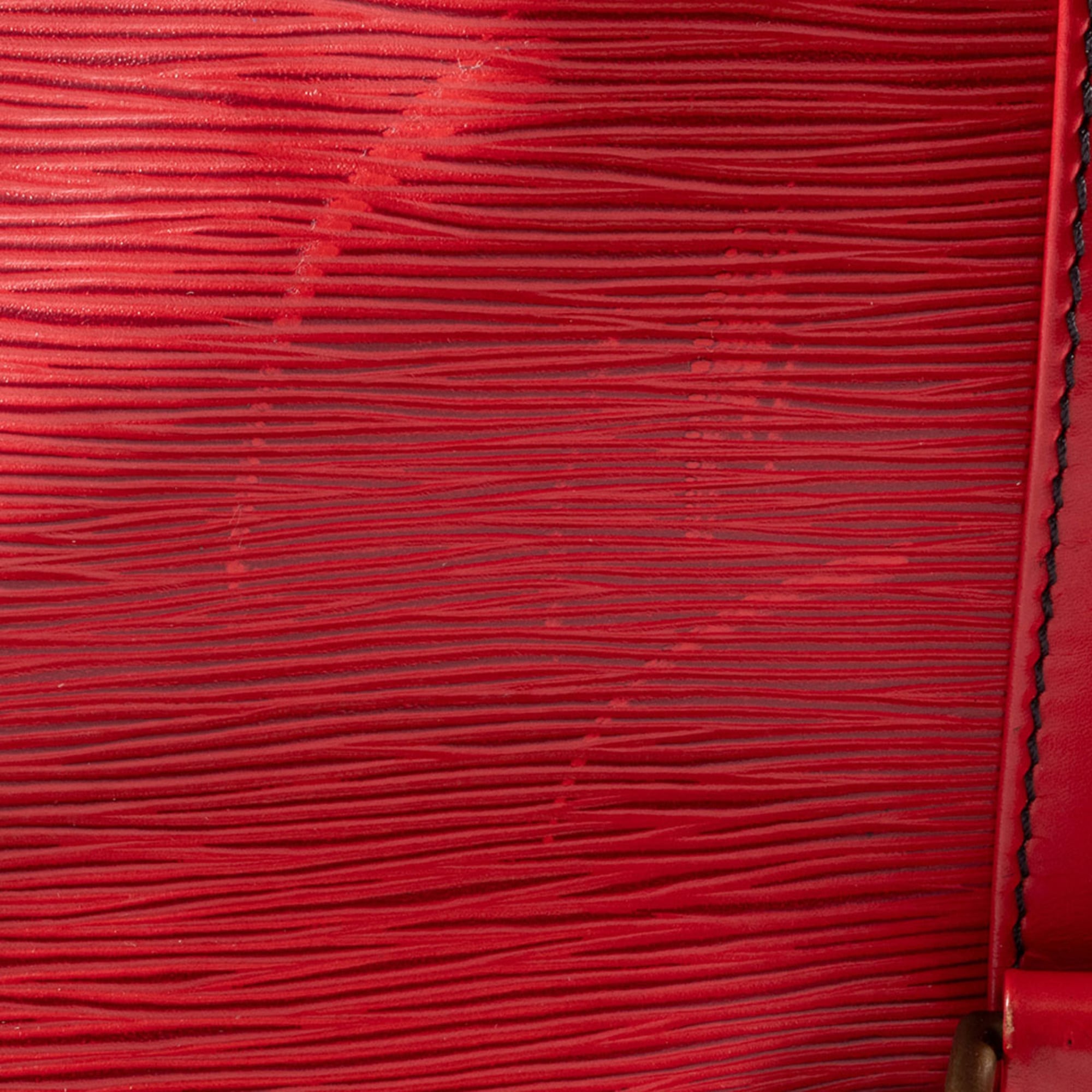 Louis Vuitton Castilian Red Epi Leather Backpack (Pre-Owned)