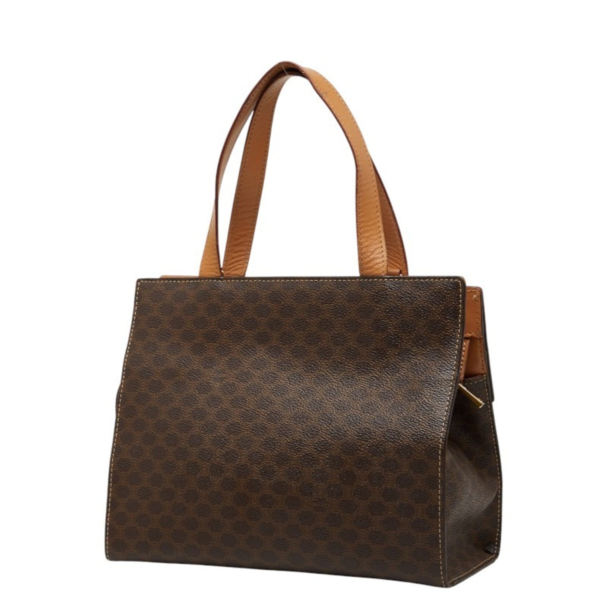 Celine Brown Pvc Leather Handbag (Pre-Owned)