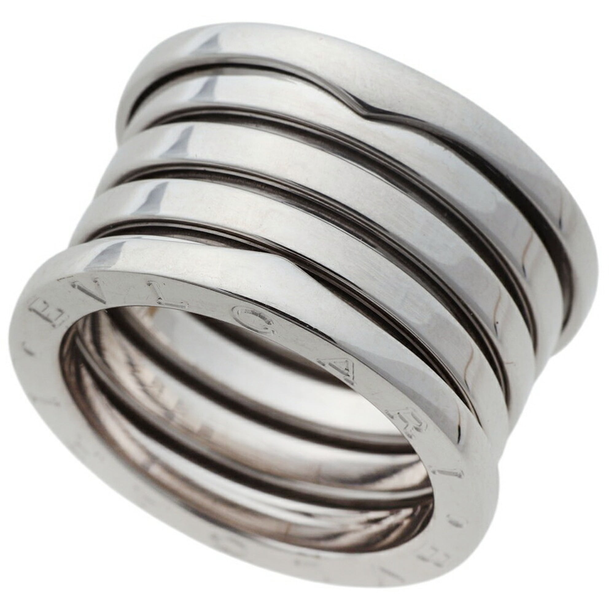 Bvlgari White Gold White Gold (18K) Band Ring (Pre-Owned)