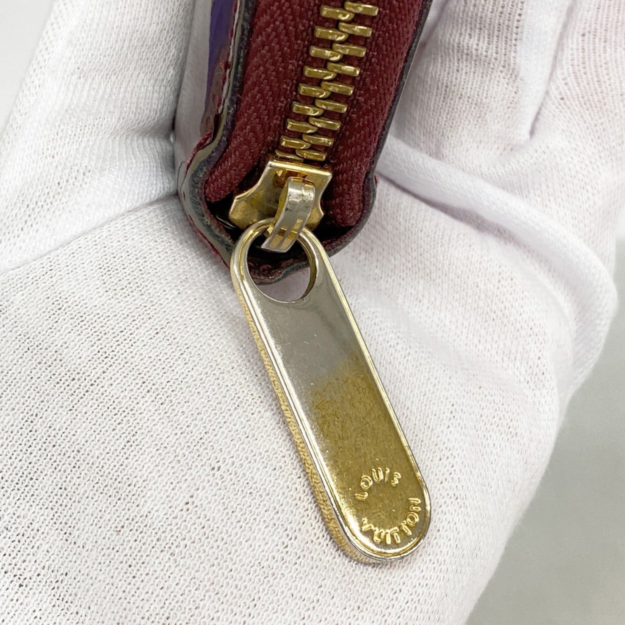 Louis Vuitton Rouge Fauviste Long Wallet (Bi-Fold) (Pre-Owned)