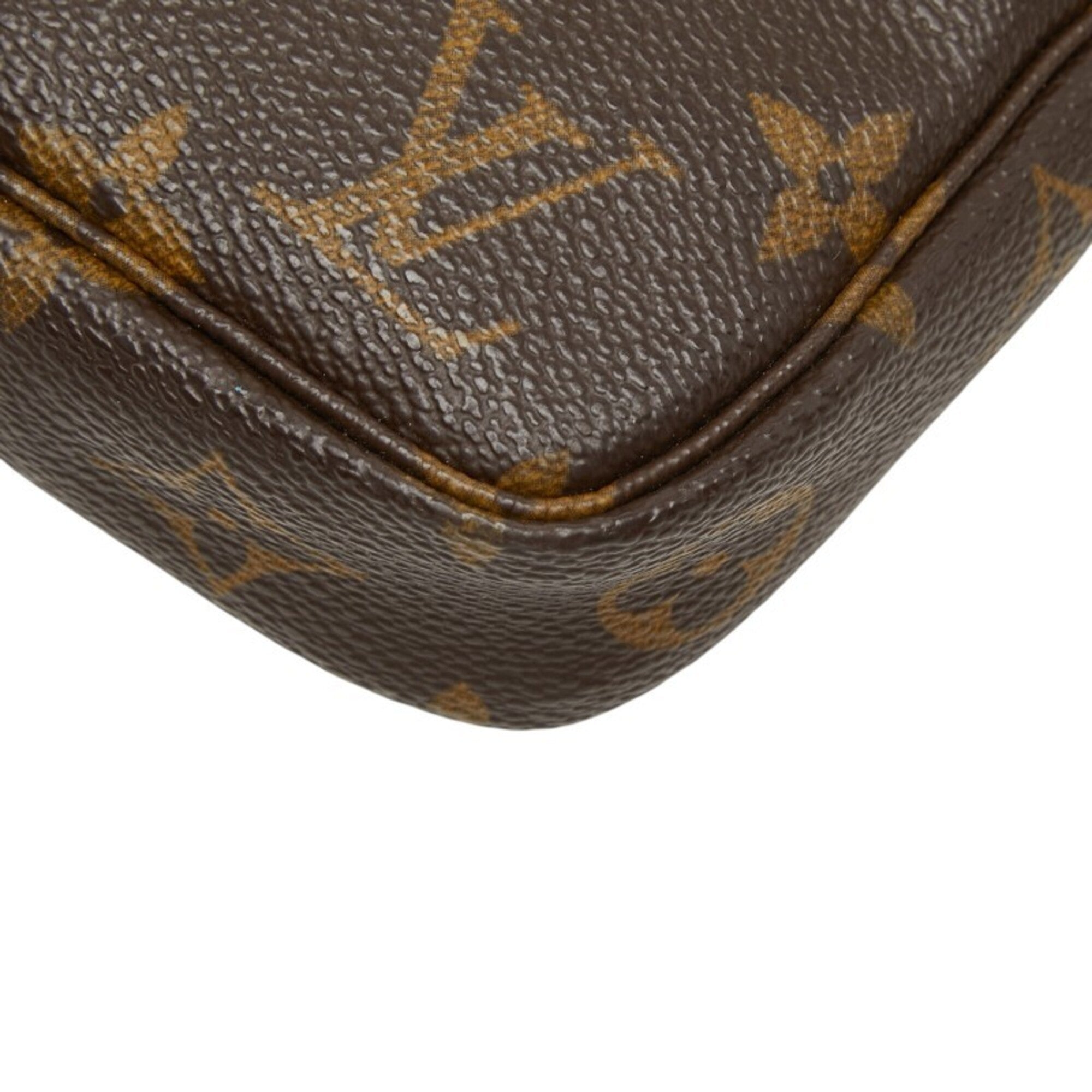 Louis Vuitton Brown Monogram Monogram Handbag Pochette Pouch (Pre-Owned)