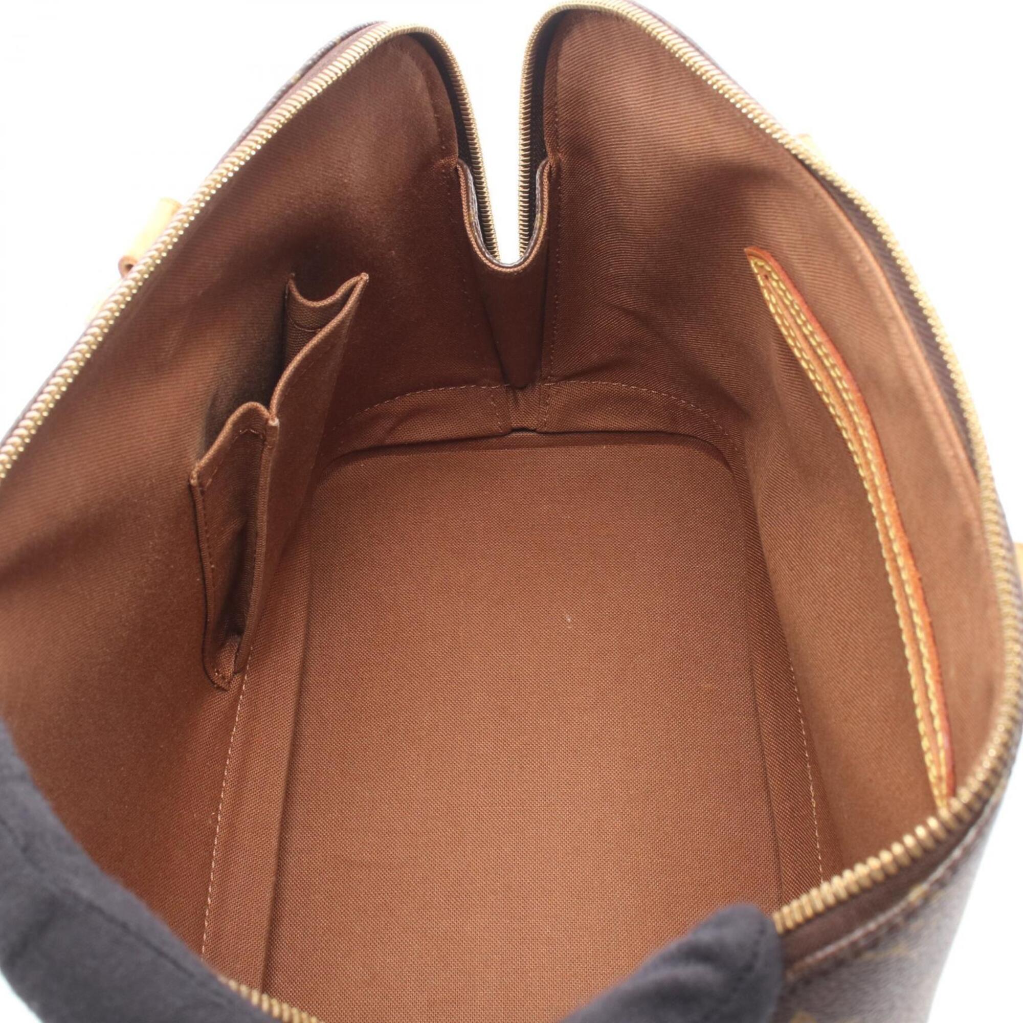 Louis Vuitton Brown Coated Canvas Pvc Monogram Leather Handbag (Pre-Owned)