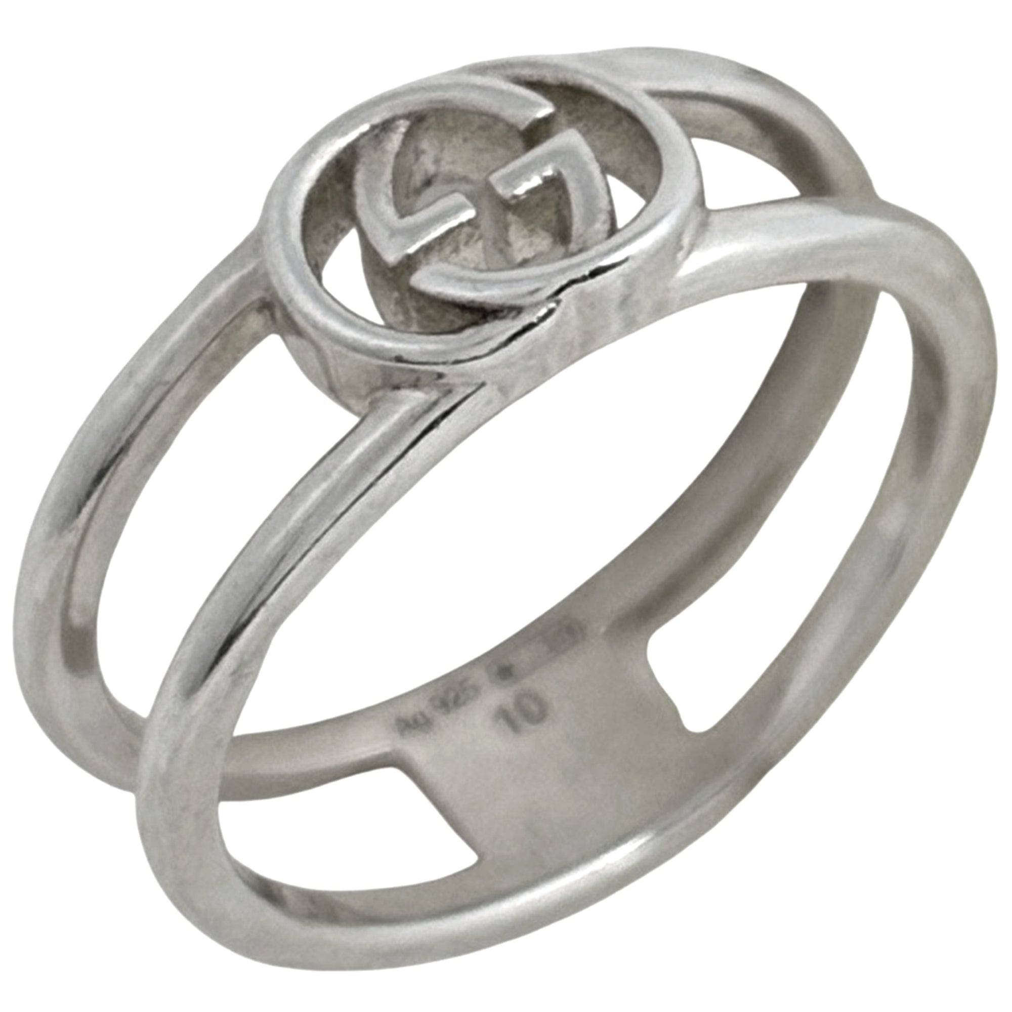 Gucci Silver Silver 925 Band Ring (Pre-Owned)