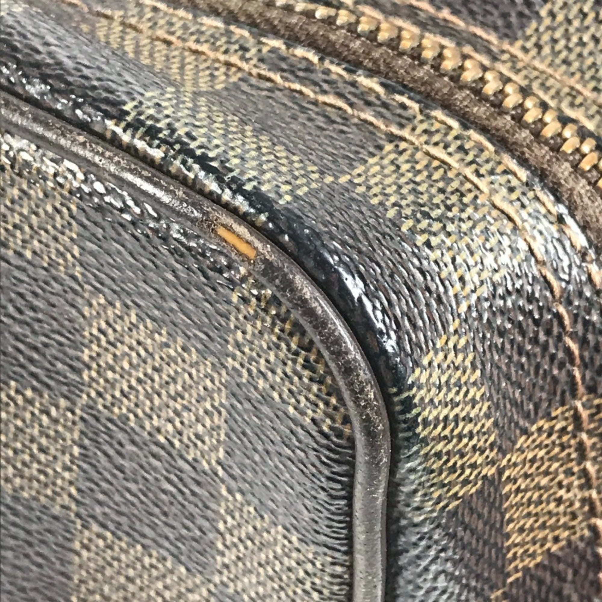 Louis Vuitton Brown Ebene Damier Canvas Pochette Shoulder Bag (Pre-Owned)