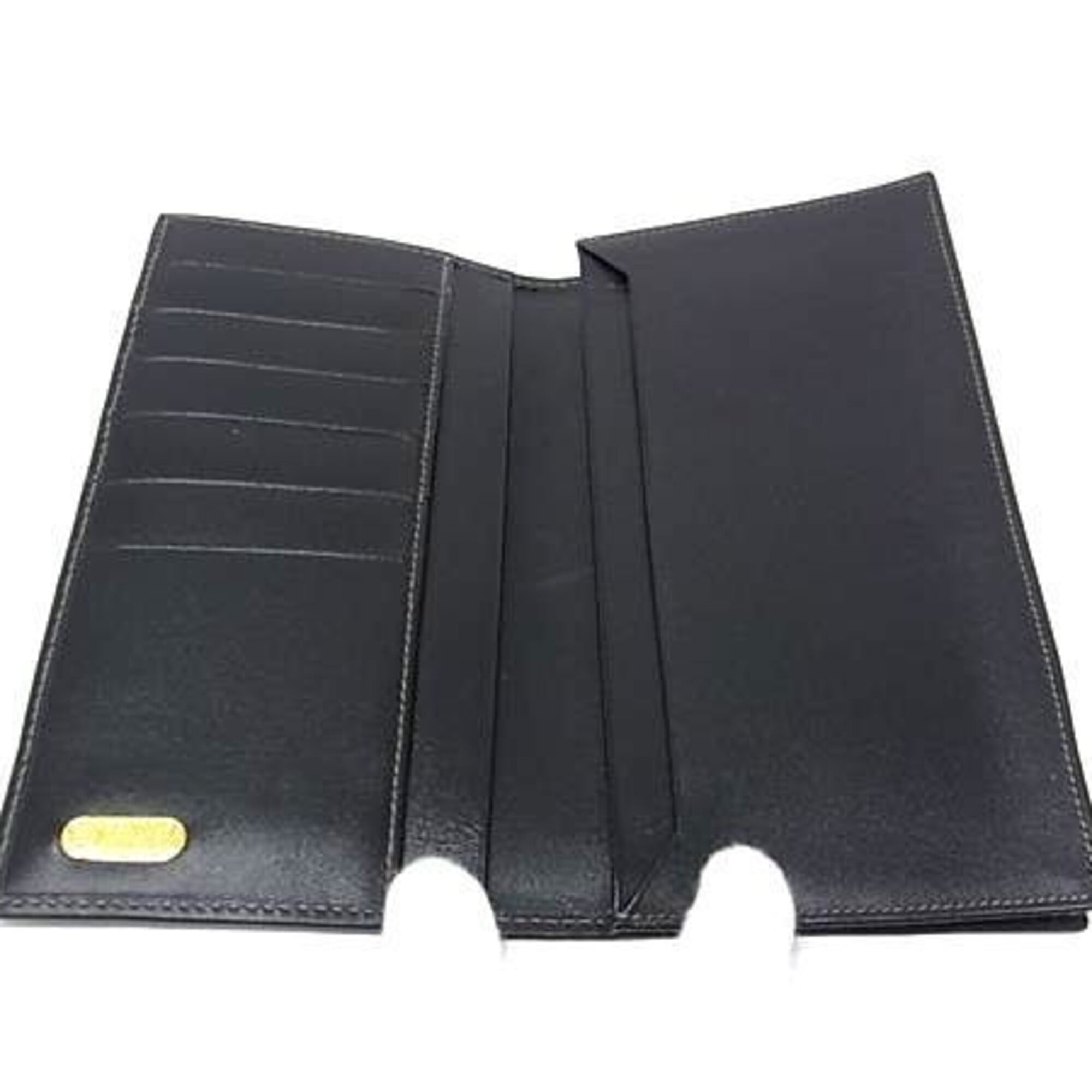 Fendi Black Brown Pvc Long Wallet (Bi-Fold) (Pre-Owned)