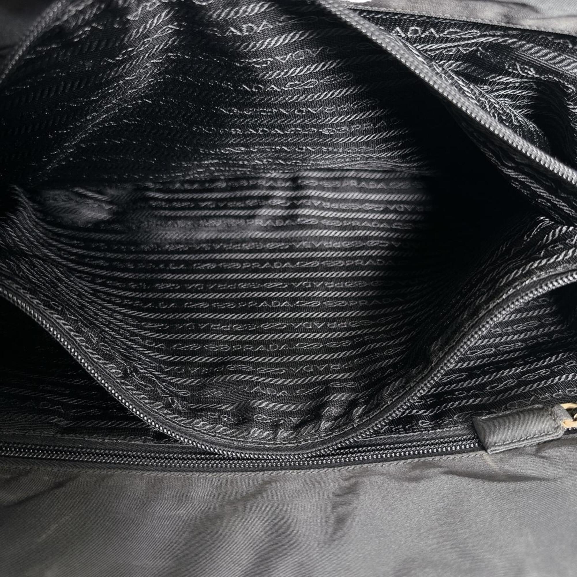 Prada Black Nylon Tote Bag (Pre-Owned)