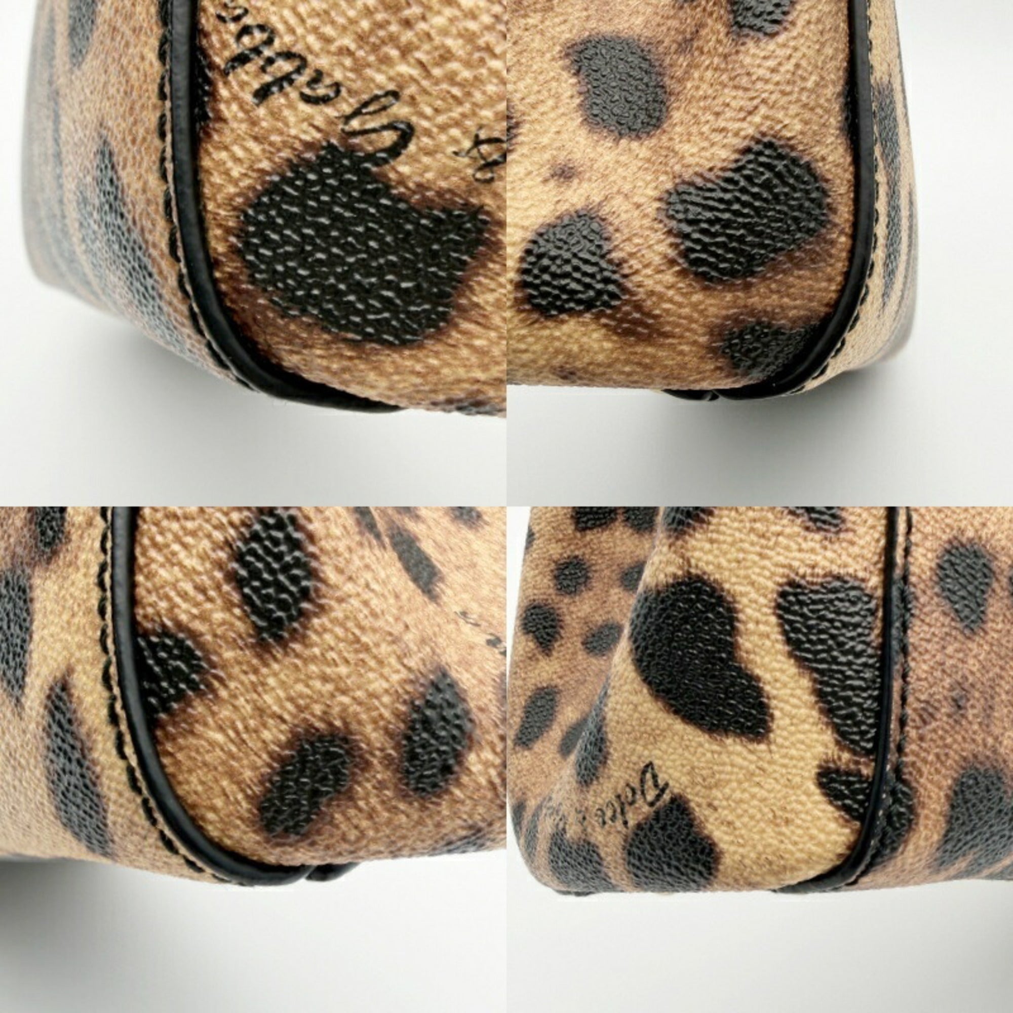 Dolce & Gabbana Sicily Leather Handbag Shoulder Bag (Pre-Owned)
