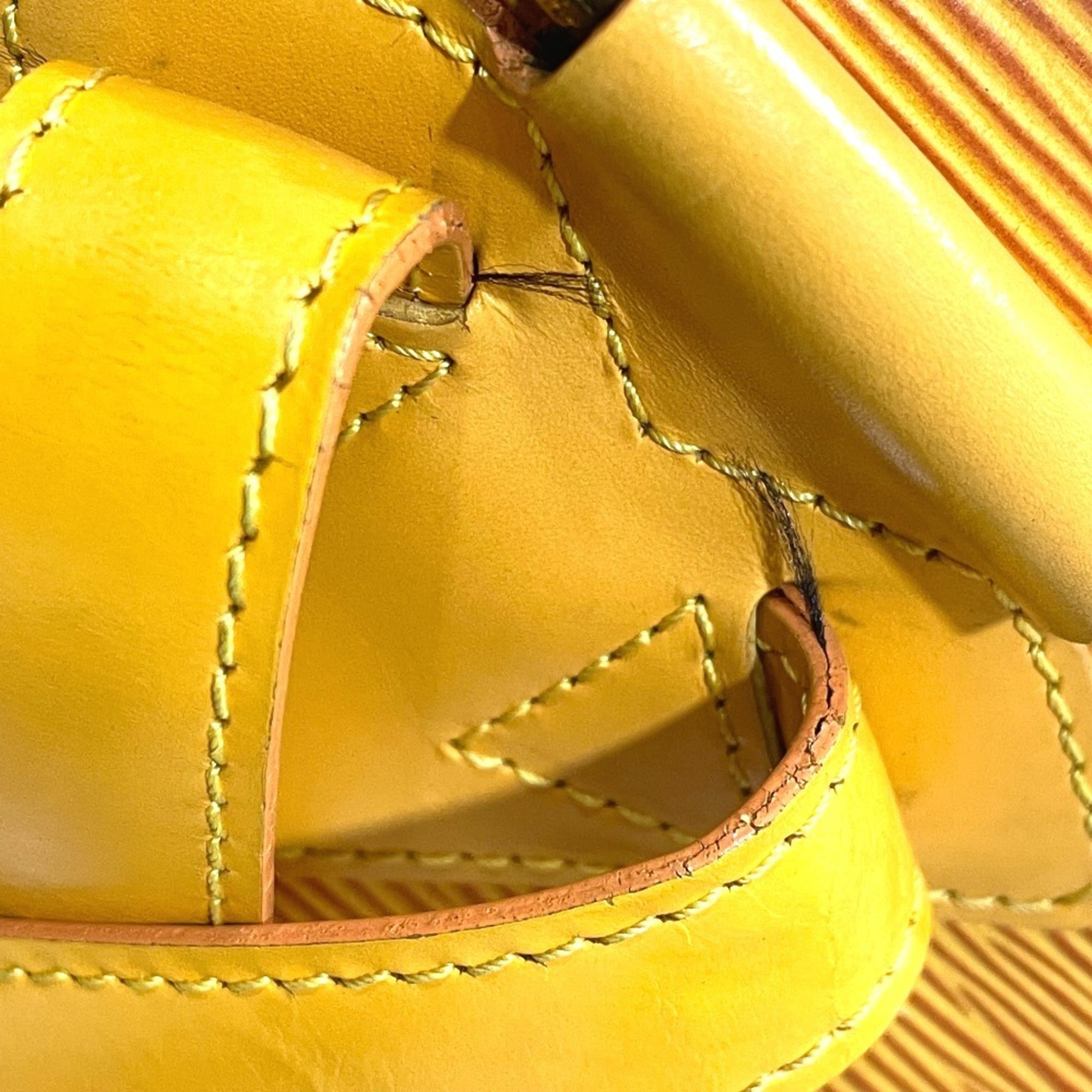 Louis Vuitton Epi Yellow Epi Leather Backpack (Pre-Owned)
