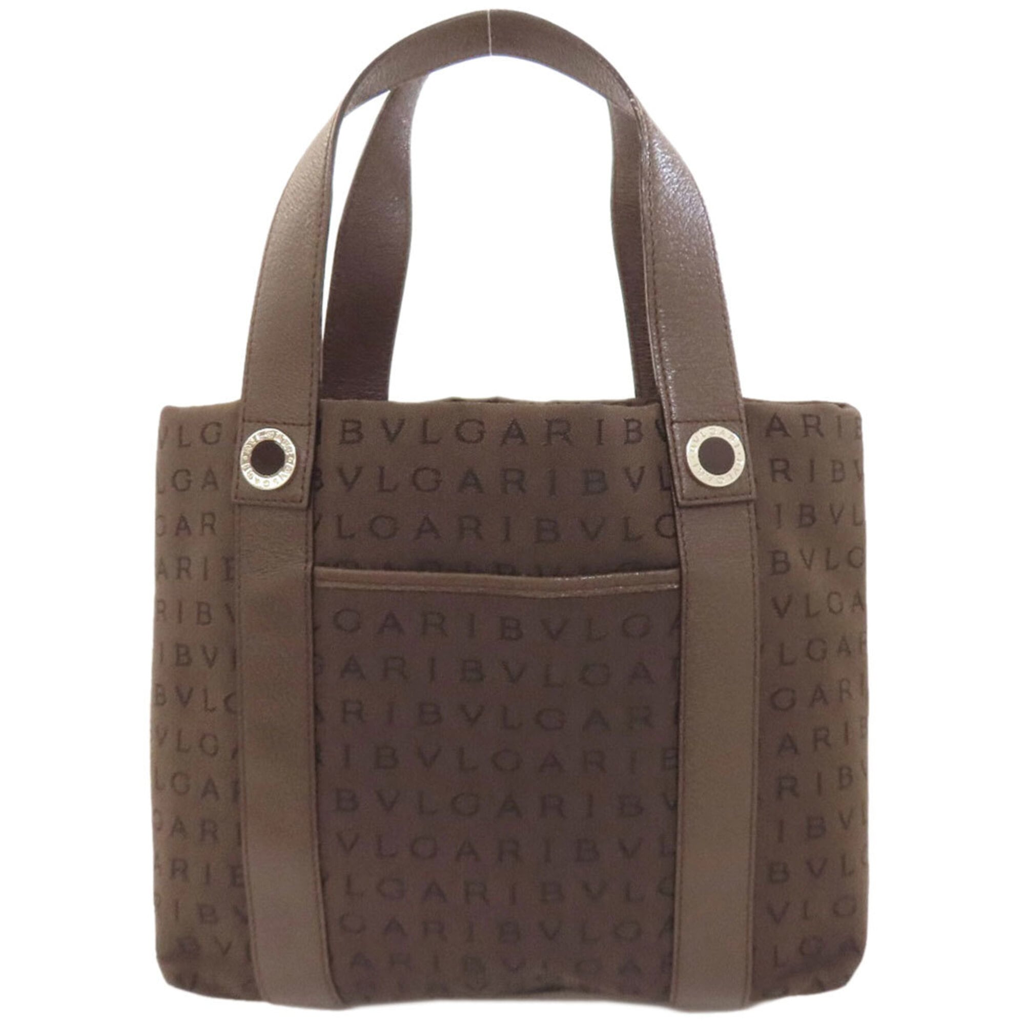 Bvlgari Brown Canvas Tote Bag (Pre-Owned)