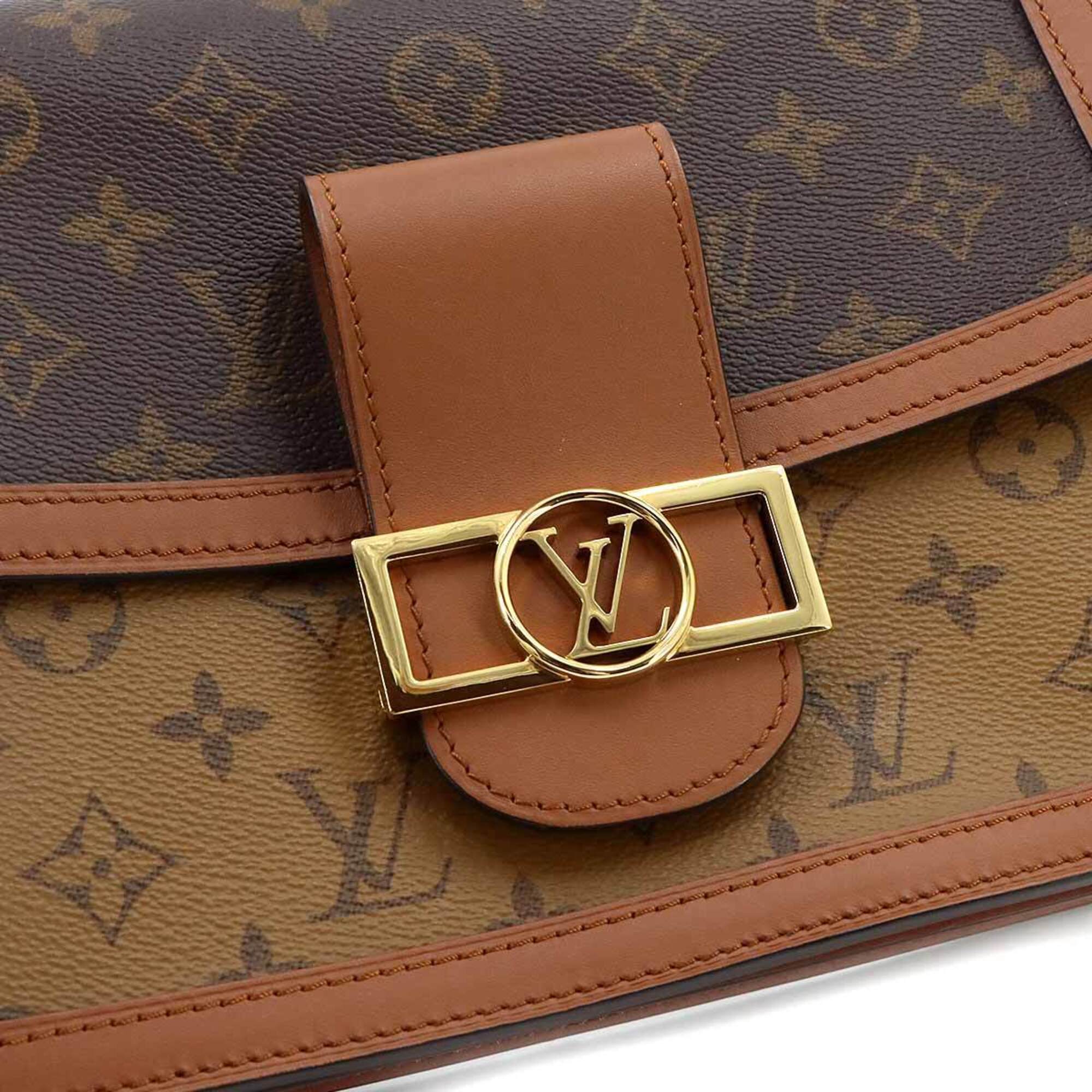 Louis Vuitton Brown Monogram Reverse Monogram Reverse Monogram Handbag Shoulder Bag (Pre-Owned)