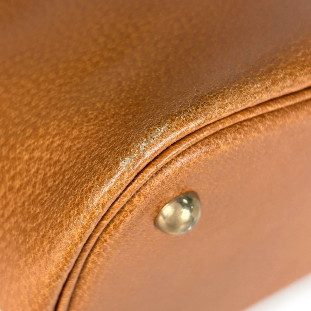 Hermes Bolide Natural Leather Handbag (Pre-Owned)