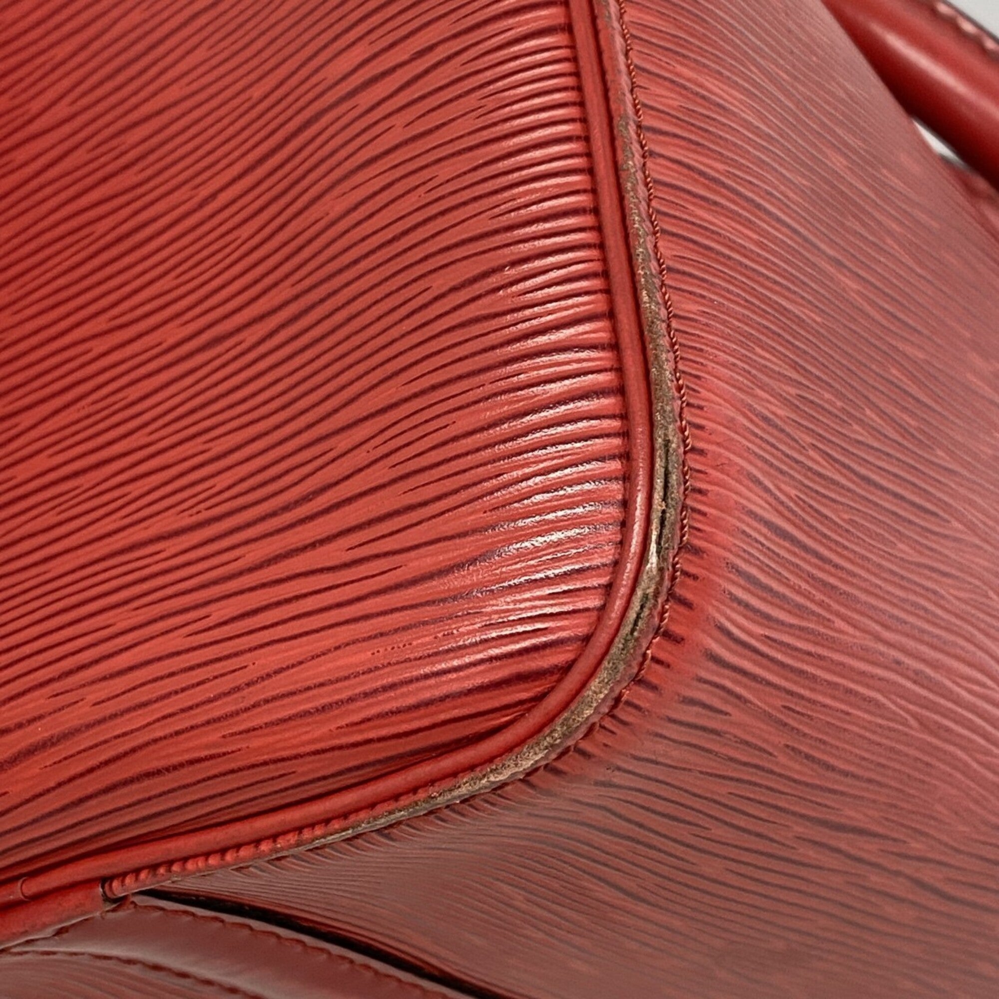 Louis Vuitton Castilian Red Handbag (Pre-Owned)