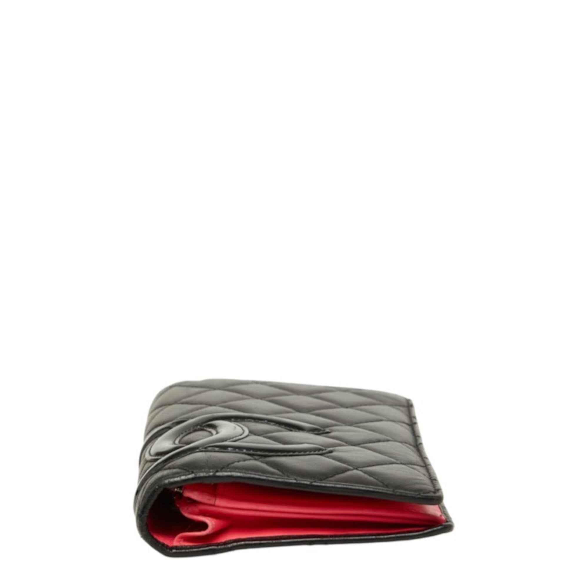 Chanel Black Cambon Ligne Long Wallet (Bi-Fold) (Pre-Owned)