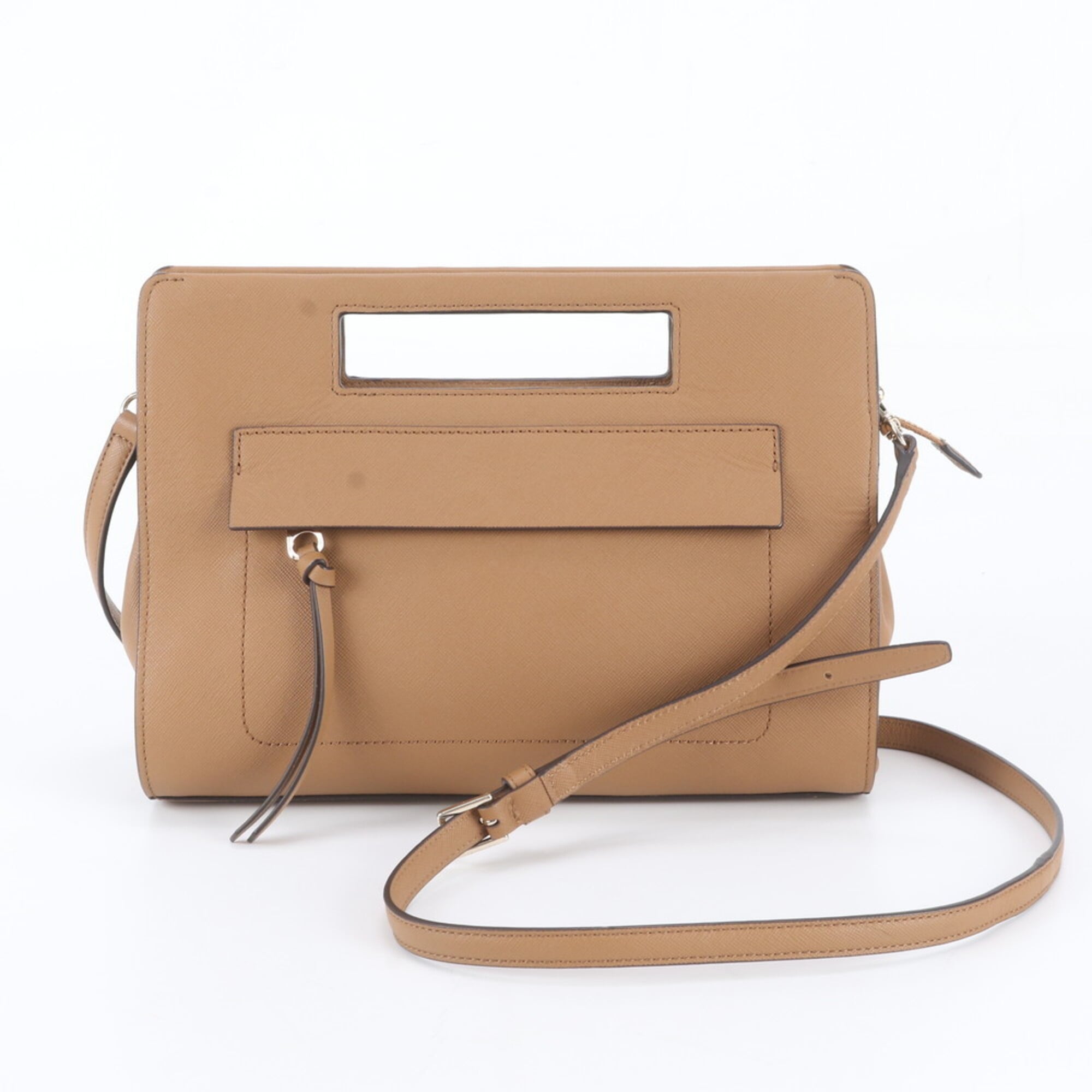 Coach Brown Camel Leather Shoulder Bag (Pre-Owned)