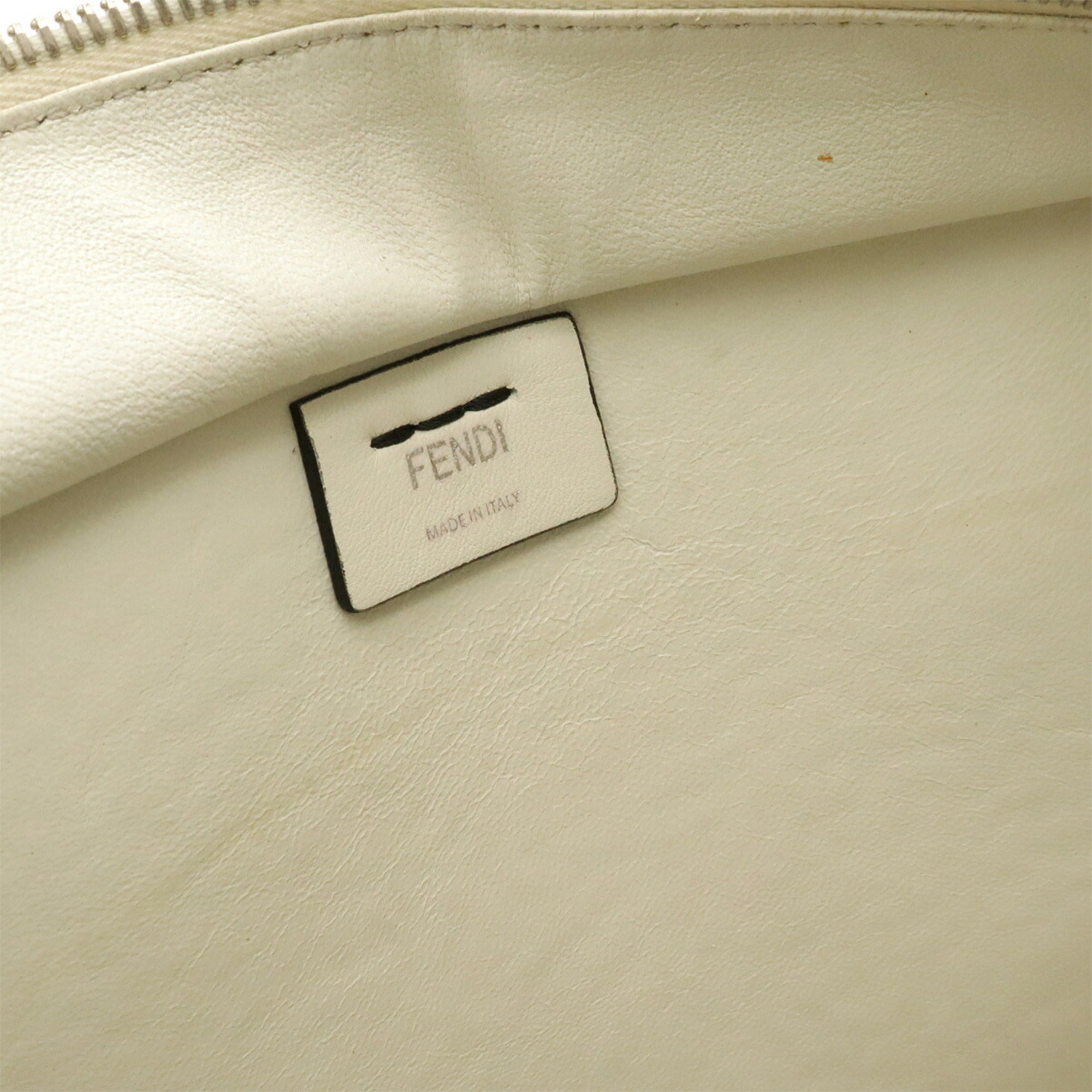 Fendi Black Leather Handbag Shoulder Bag (Pre-Owned)