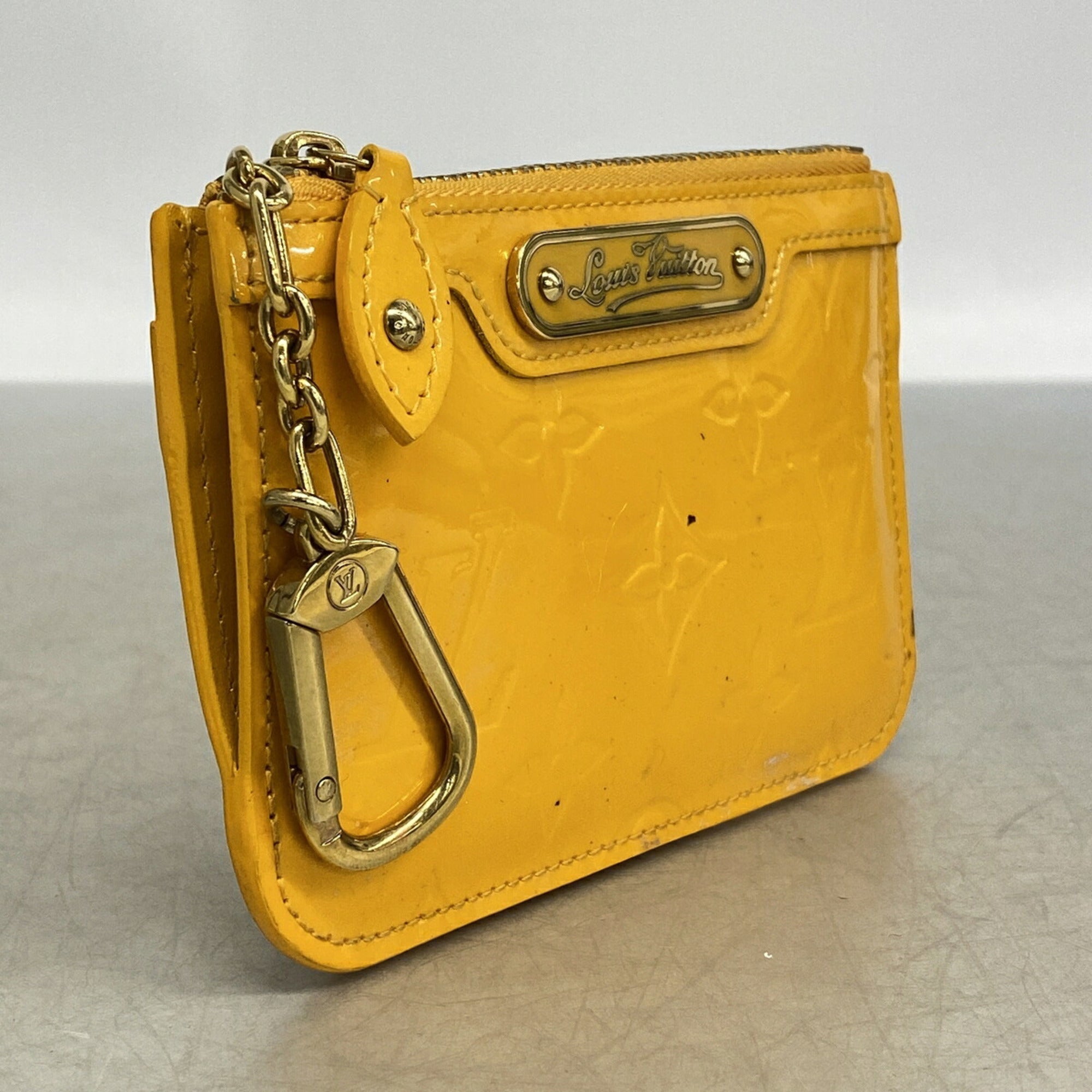 Louis Vuitton Yellow Coin Purse/Coin Case (Pre-Owned)