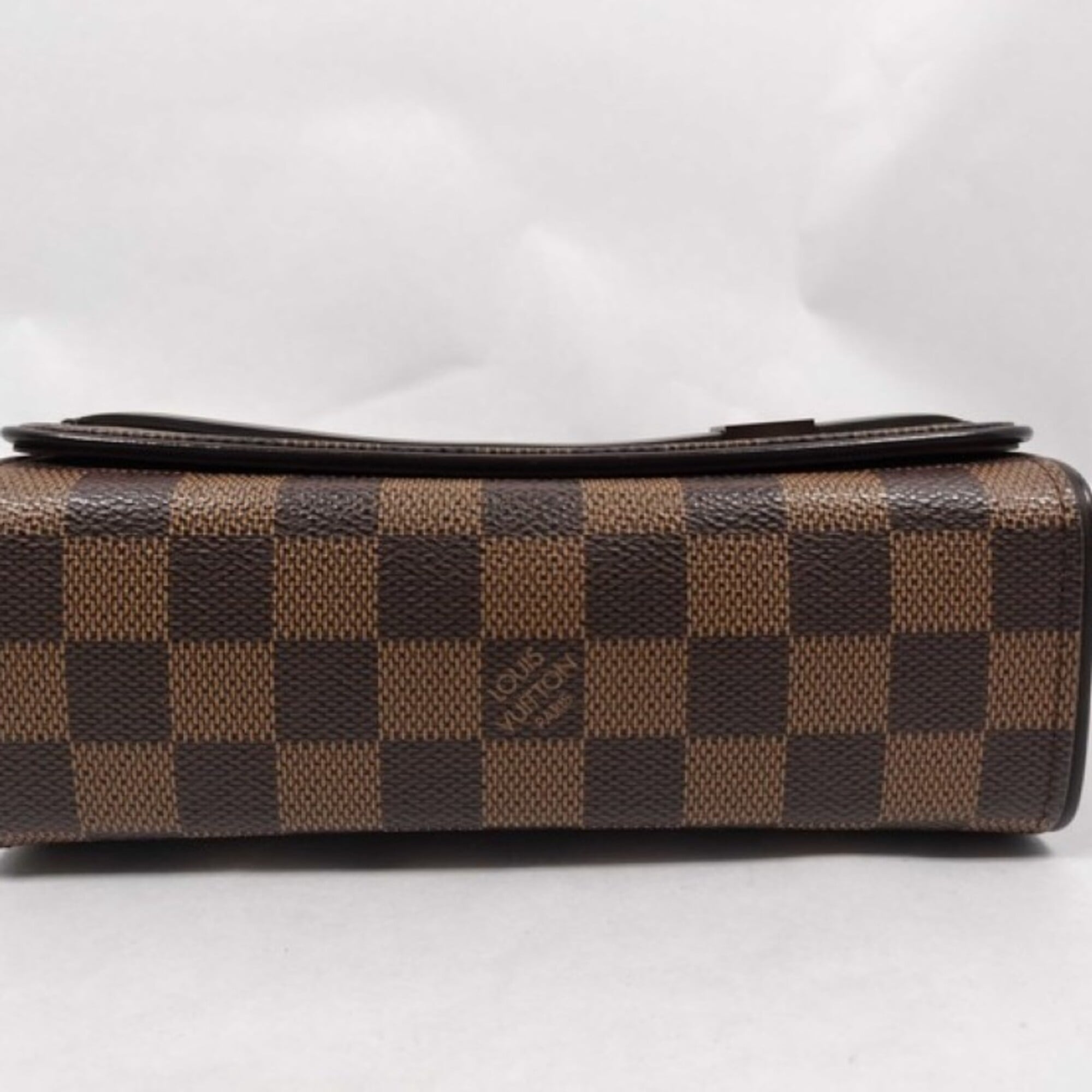 Louis Vuitton Brown Damier Canvas Ebene Damier Canvas Shoulder Bag (Pre-Owned)