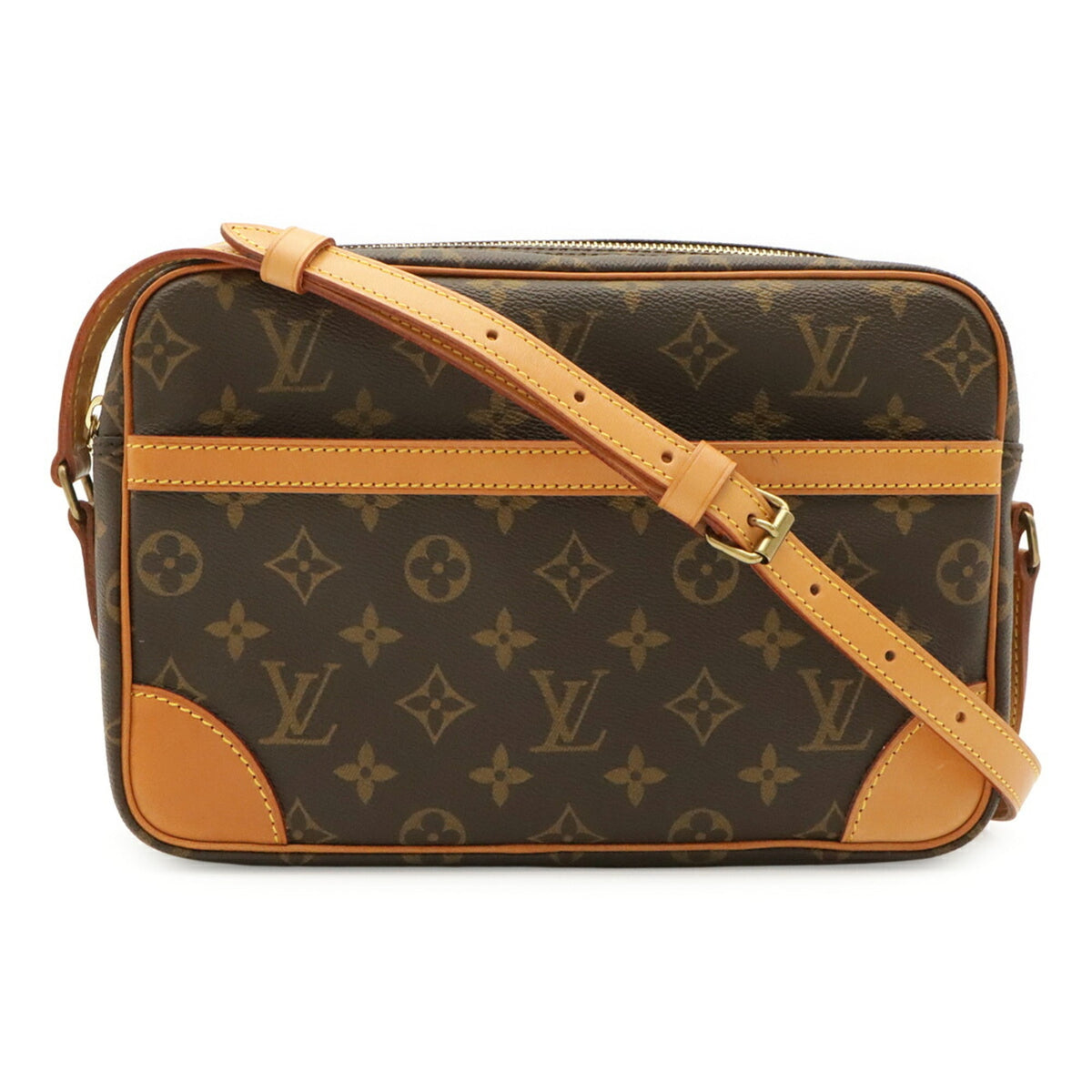 Louis Vuitton Brown Galle Monogram Monogram Shoulder Bag (Pre-Owned)