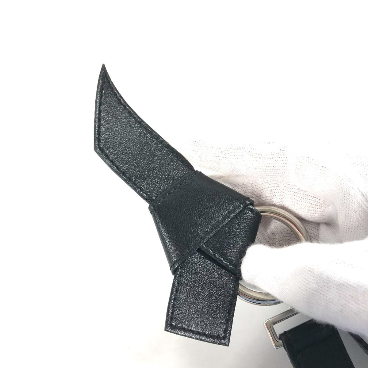 Louis Vuitton Black Leather Chain/Shoulder Wallet (Pre-Owned)