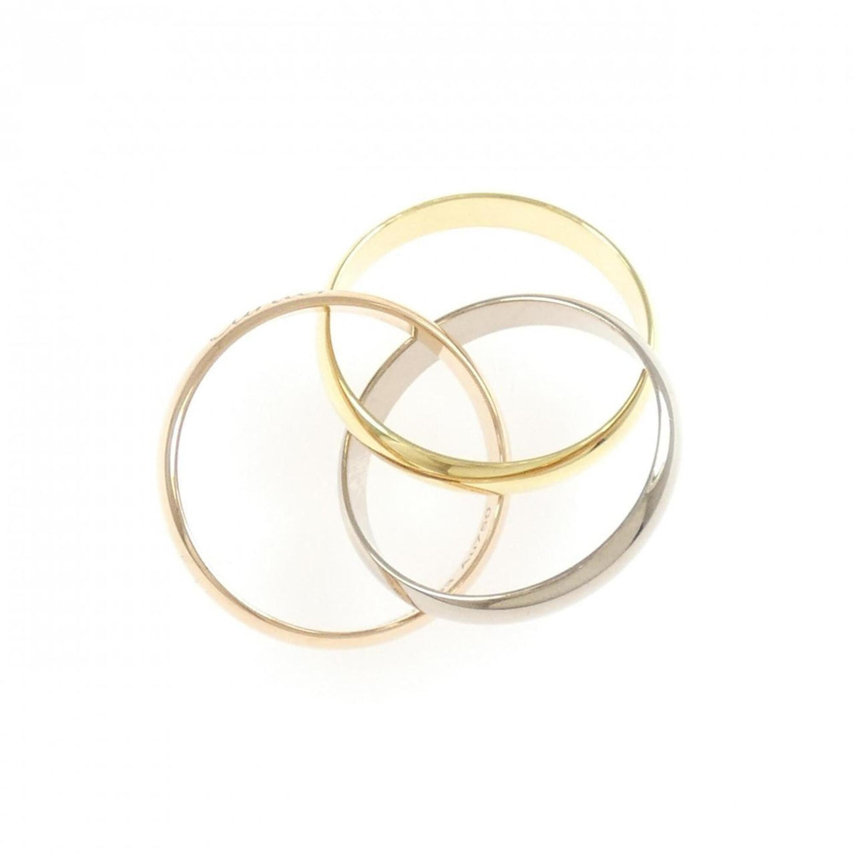 Cartier Trinity Yellow Gold (18K) Pink Gold (18K) White Gold (18K) Band Ring (Pre-Owned)