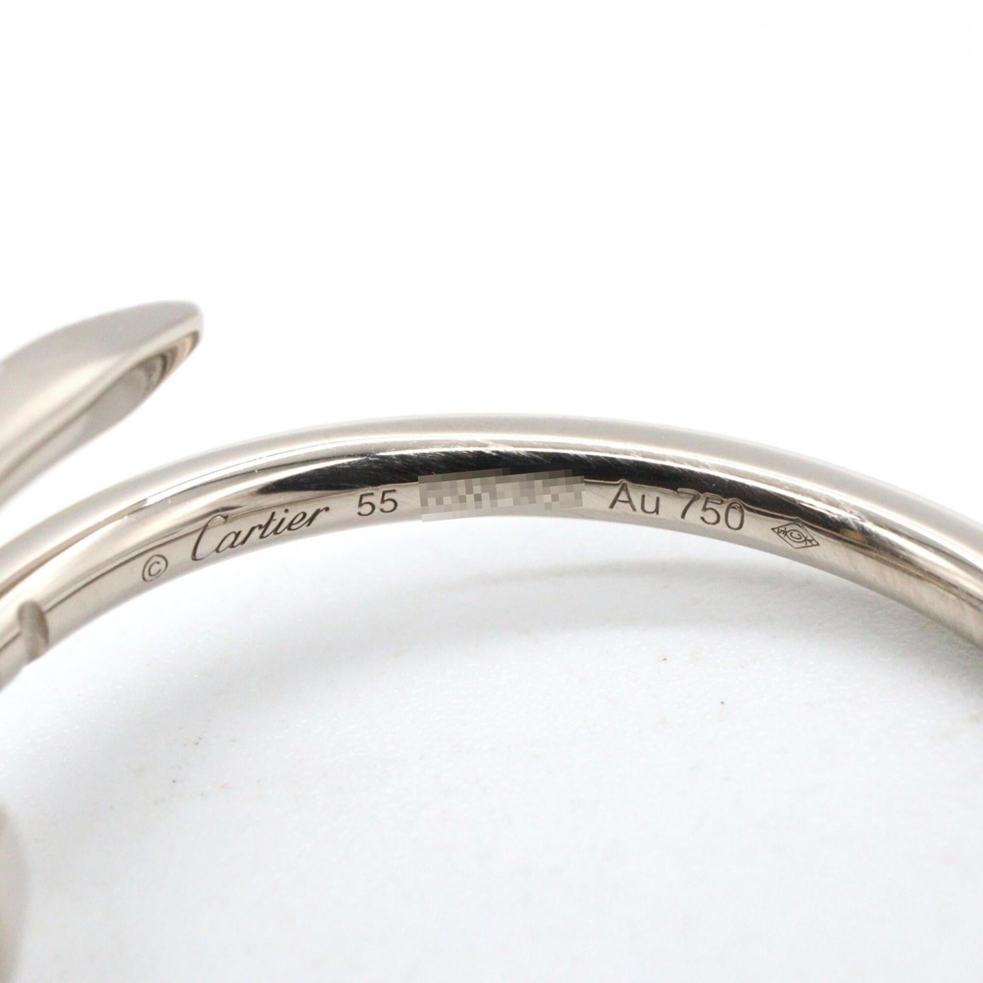 Cartier Silver White Gold (18K) Band Ring (Pre-Owned)