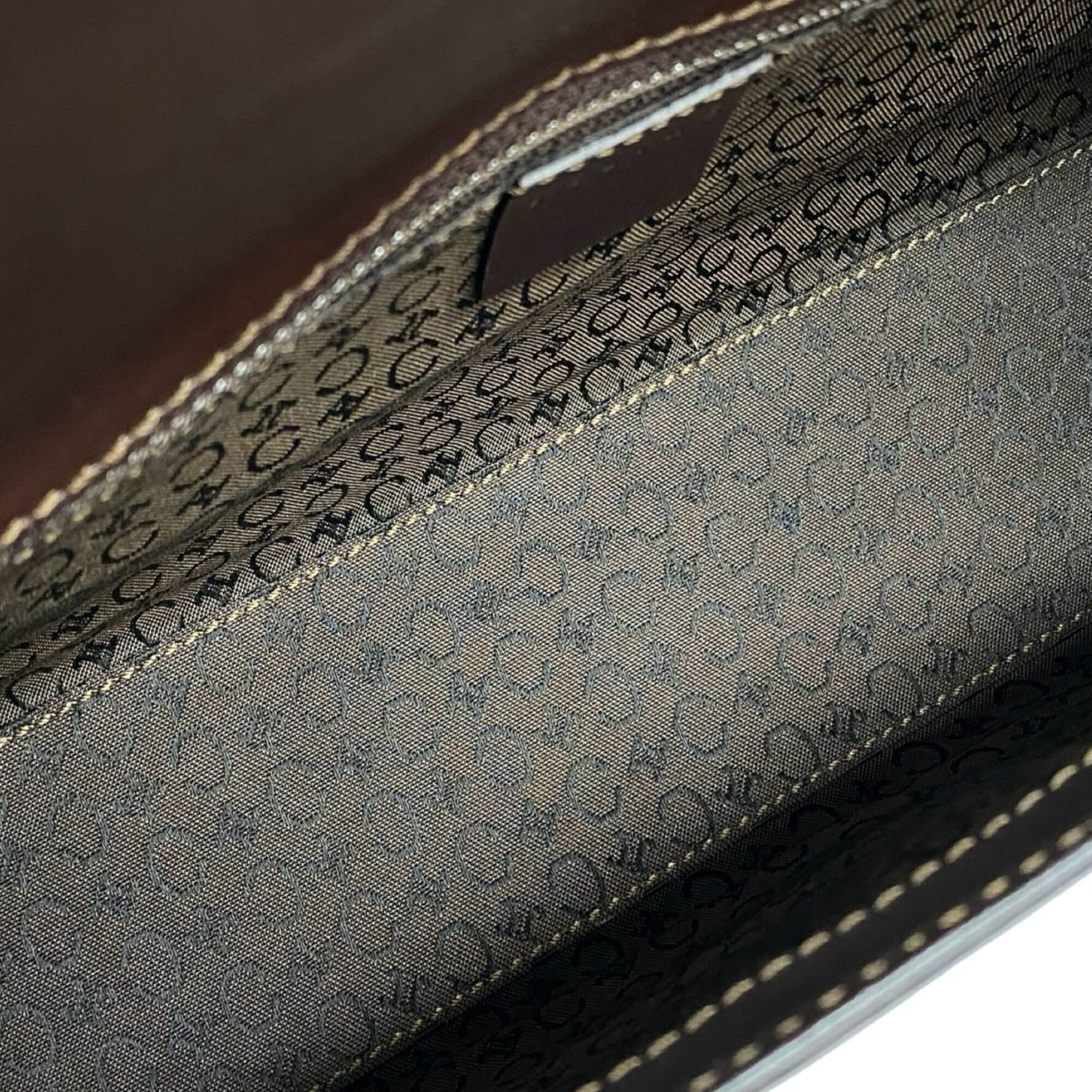 Celine Brown Leather Boston Bag Handbag (Pre-Owned)