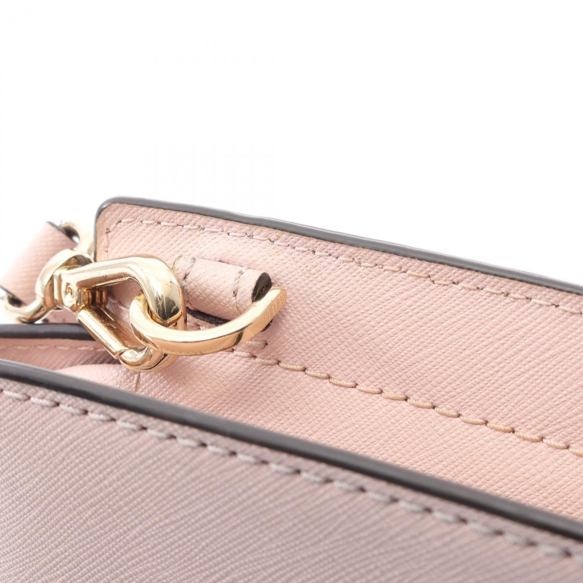 Michael Kors Pink Leather Handbag Pochette Shoulder Bag (Pre-Owned)