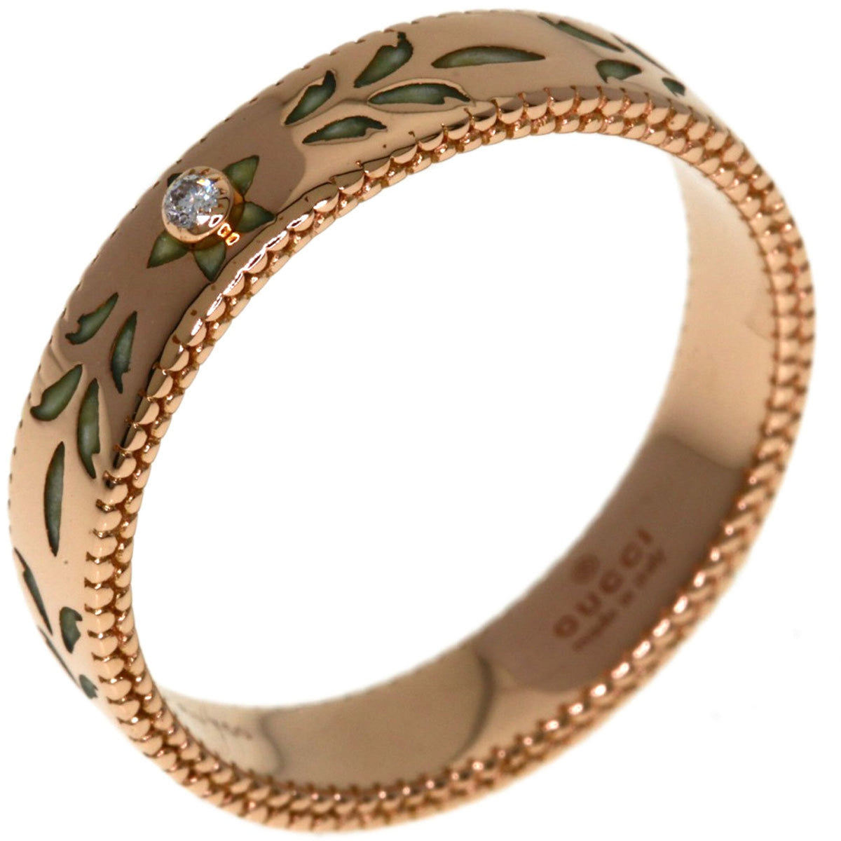 Gucci Icon Pink Gold (18K) Band Ring (Pre-Owned)