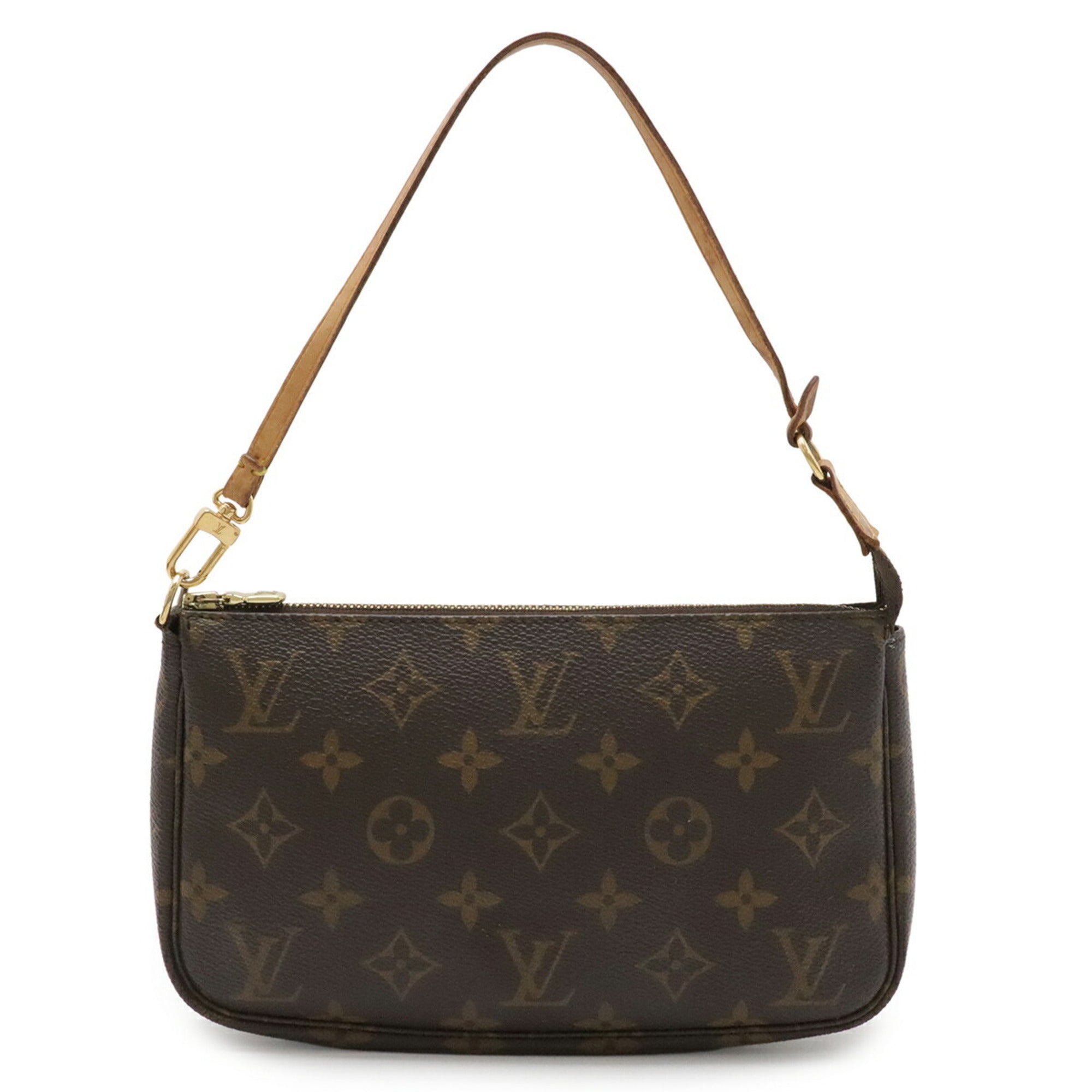Louis Vuitton Monogram Brown Monogram Handbag Pochette (Pre-Owned)