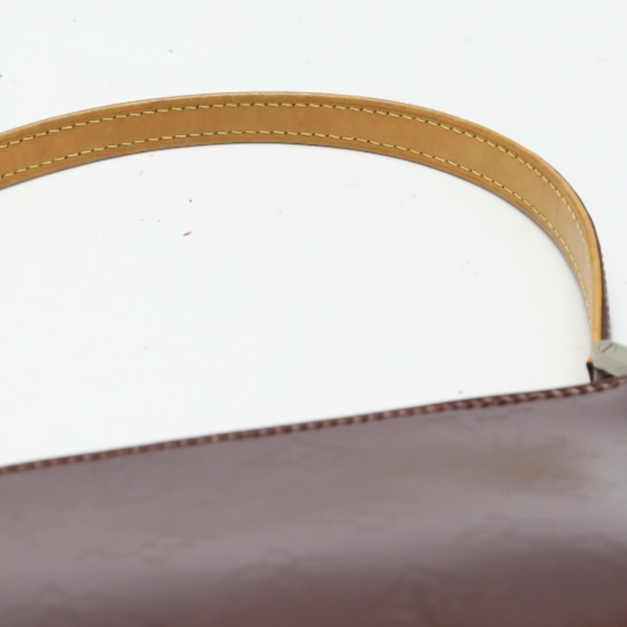 Louis Vuitton Monogram Red Color Violet Monogram Mat Handbag (Pre-Owned)