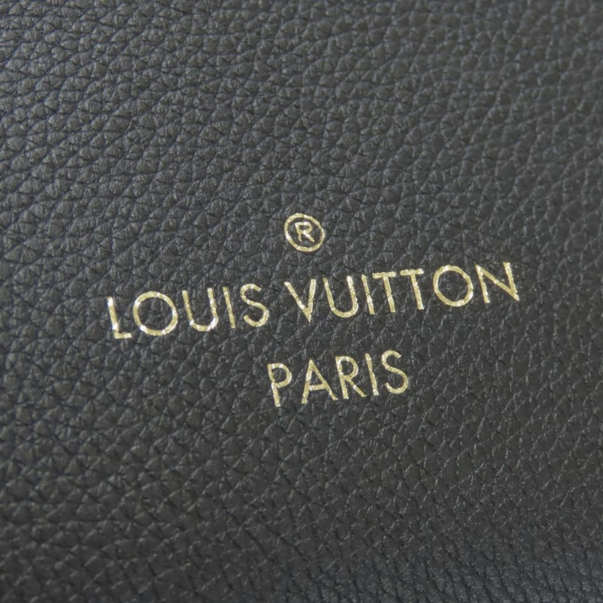Louis Vuitton Black Noir Monogram Leather Tote Bag (Pre-Owned)