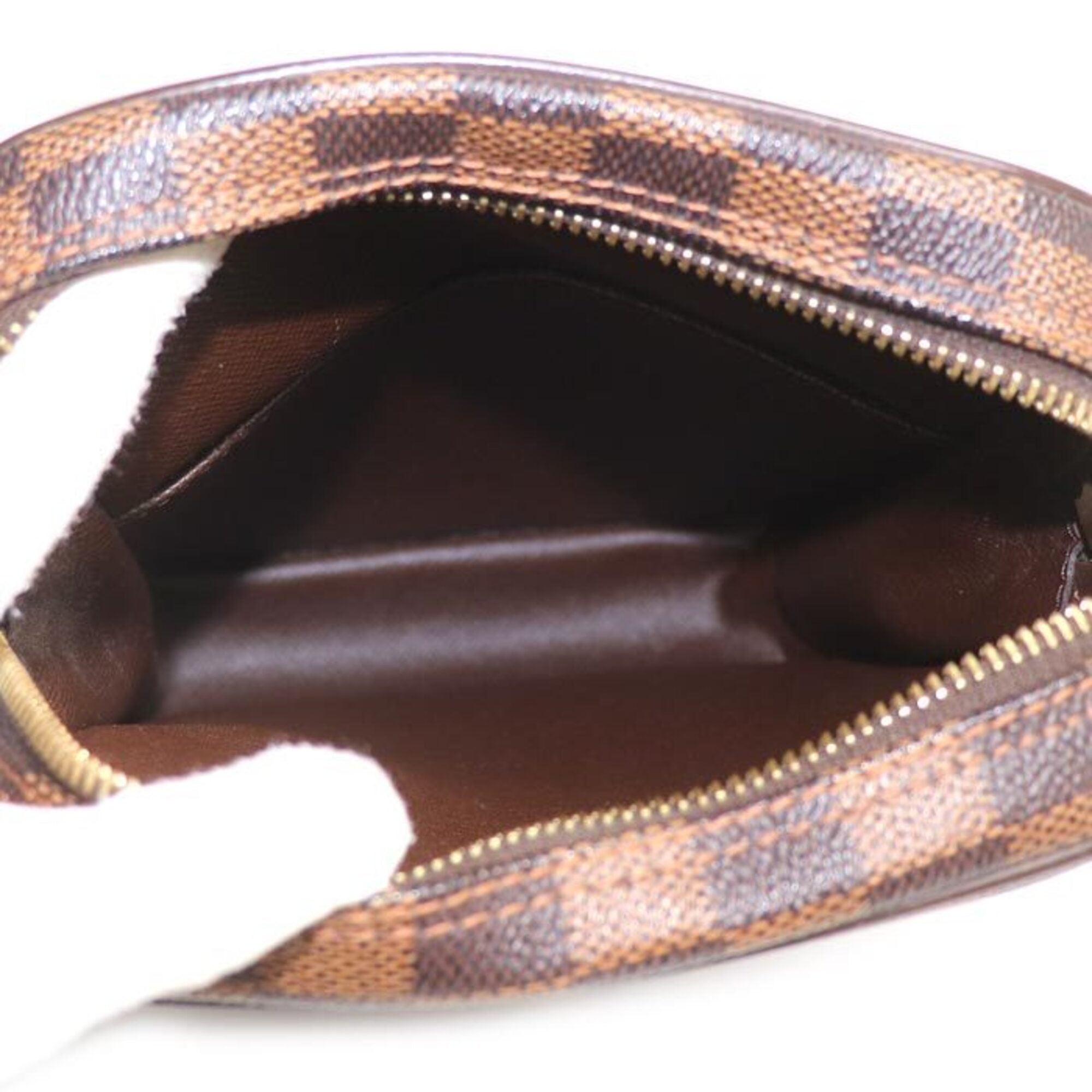 Louis Vuitton Gold Damier Canvas Shoulder Bag (Pre-Owned)