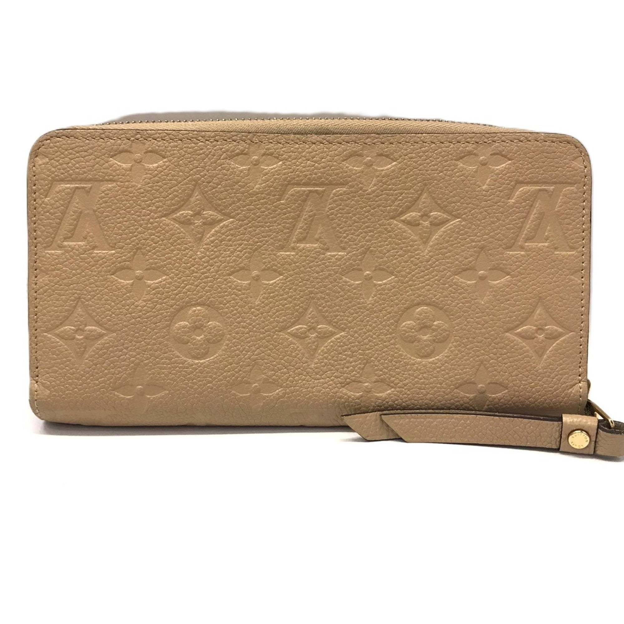 Louis Vuitton Monogram Empreinte Beige Dune Monogram Empreinte Long Wallet (Bi-Fold) (Pre-Owned)