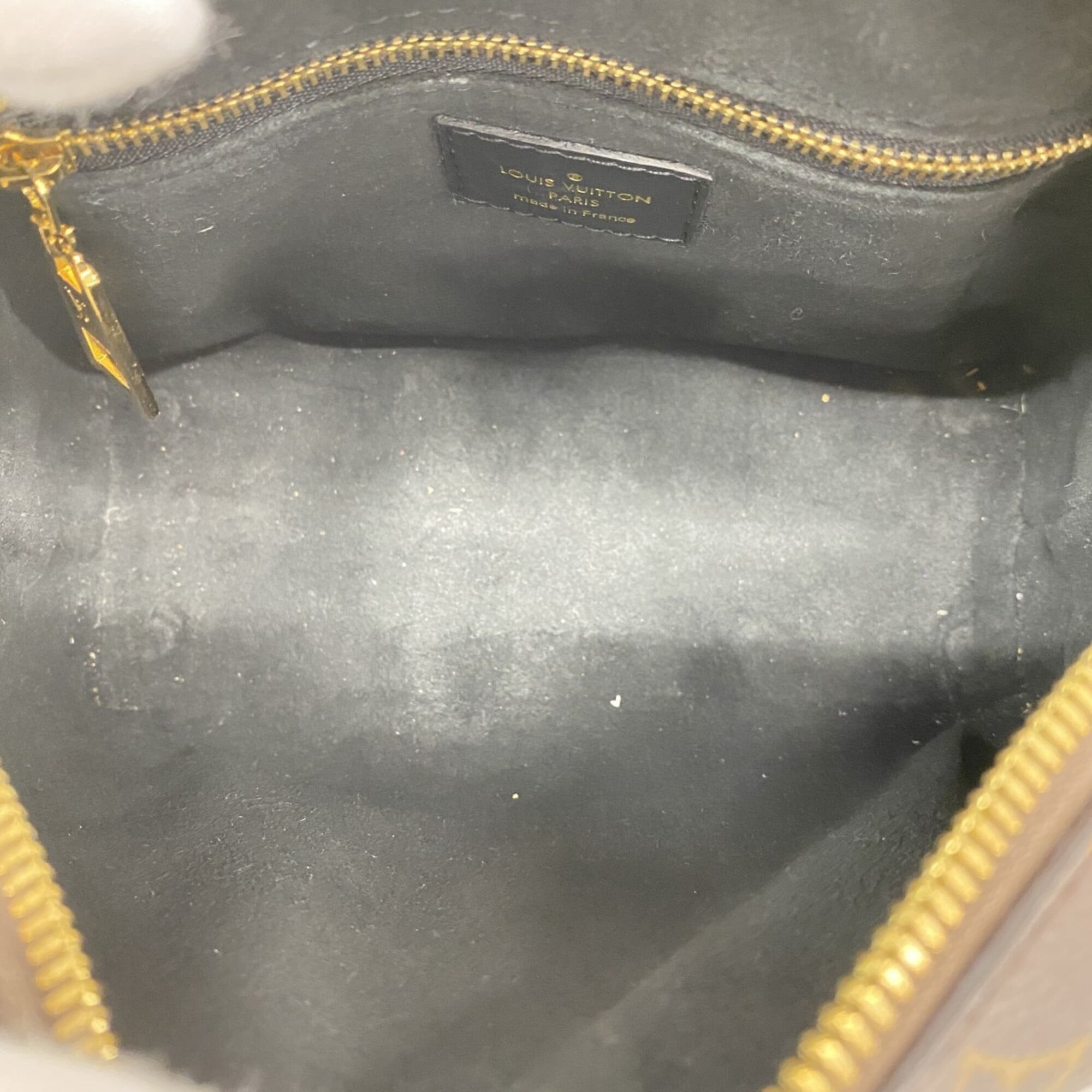 Louis Vuitton Black Brown Handbag (Pre-Owned)