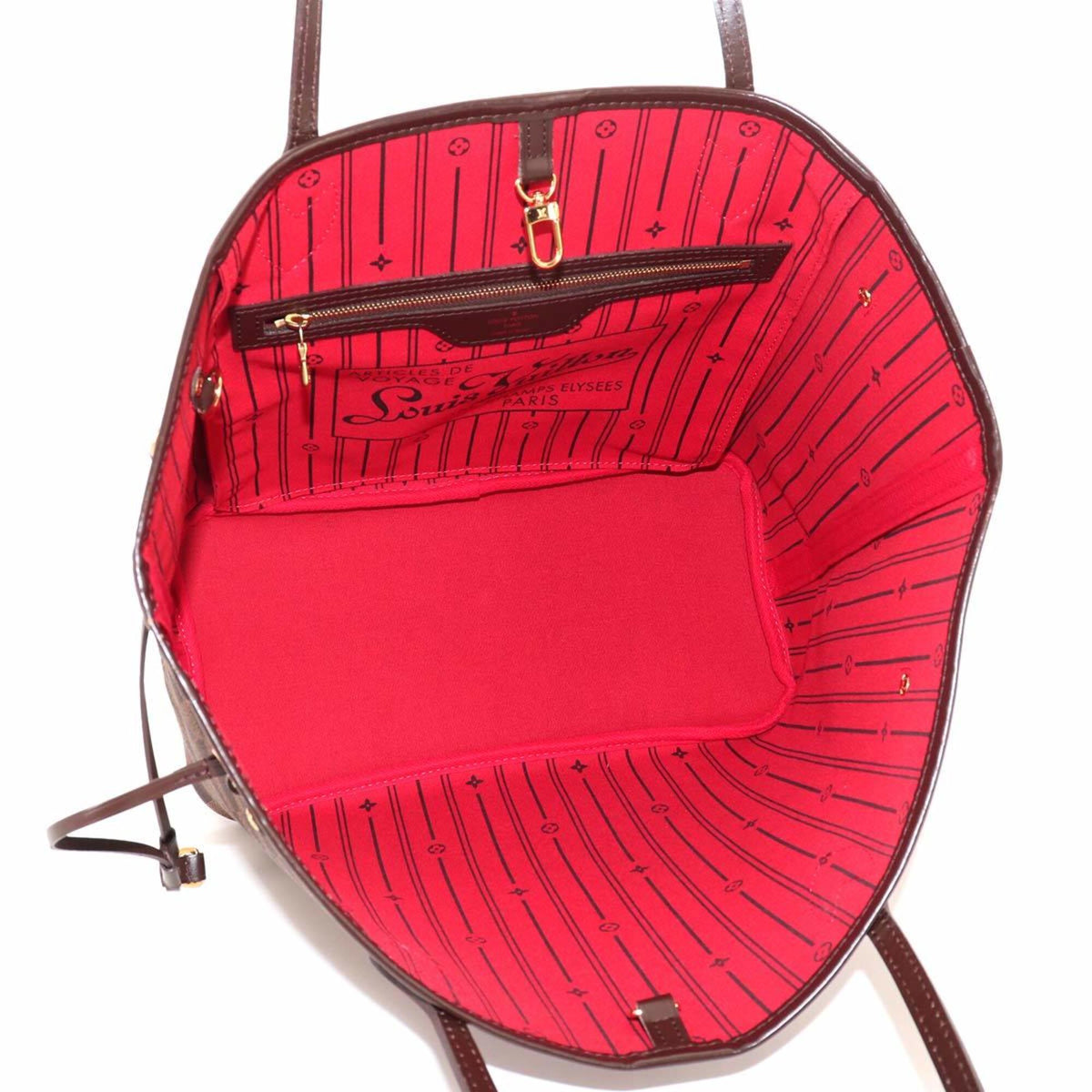 Louis Vuitton Cerise Ebene Damier Canvas Handbag Tote Bag (Pre-Owned)