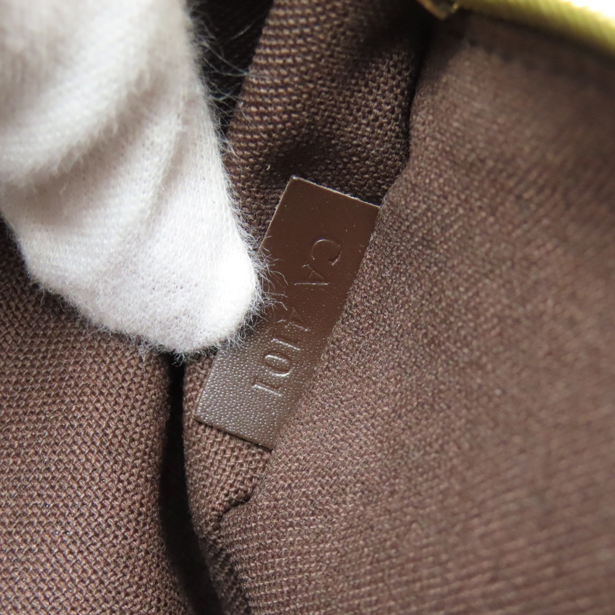 Louis Vuitton Brown Damier Canvas Ebene Damier Canvas Shoulder Bag (Pre-Owned)