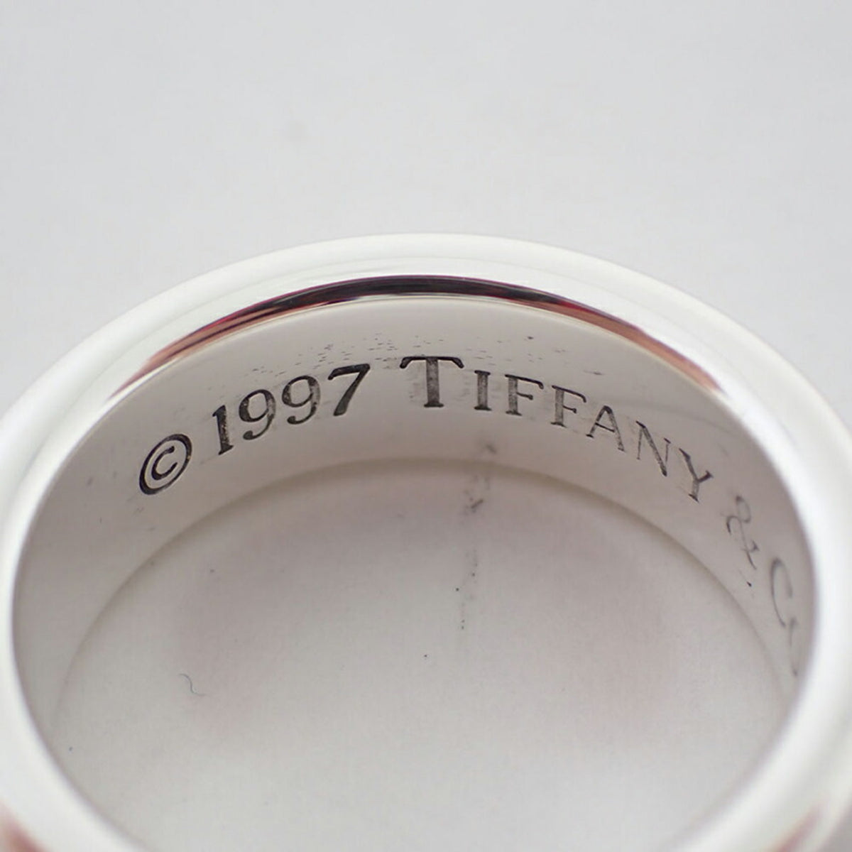 Tiffany Sterling Silver 925 Band Ring (Pre-Owned)