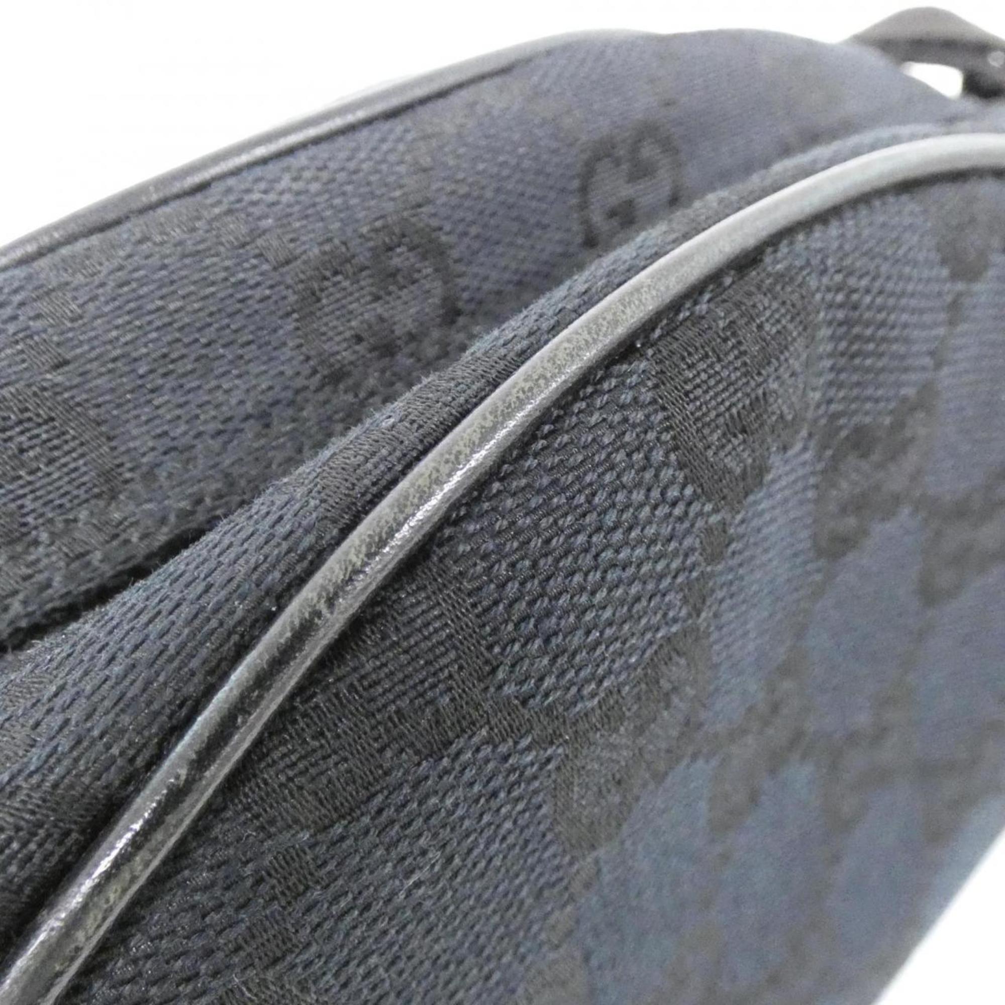 Gucci Black Gg Canvas Handbag (Pre-Owned)