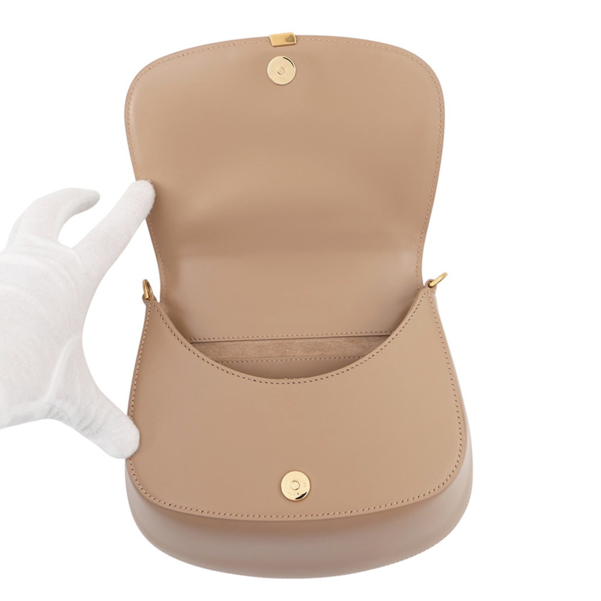 Yves Saint Laurent Beige Leather Handbag (Pre-Owned)
