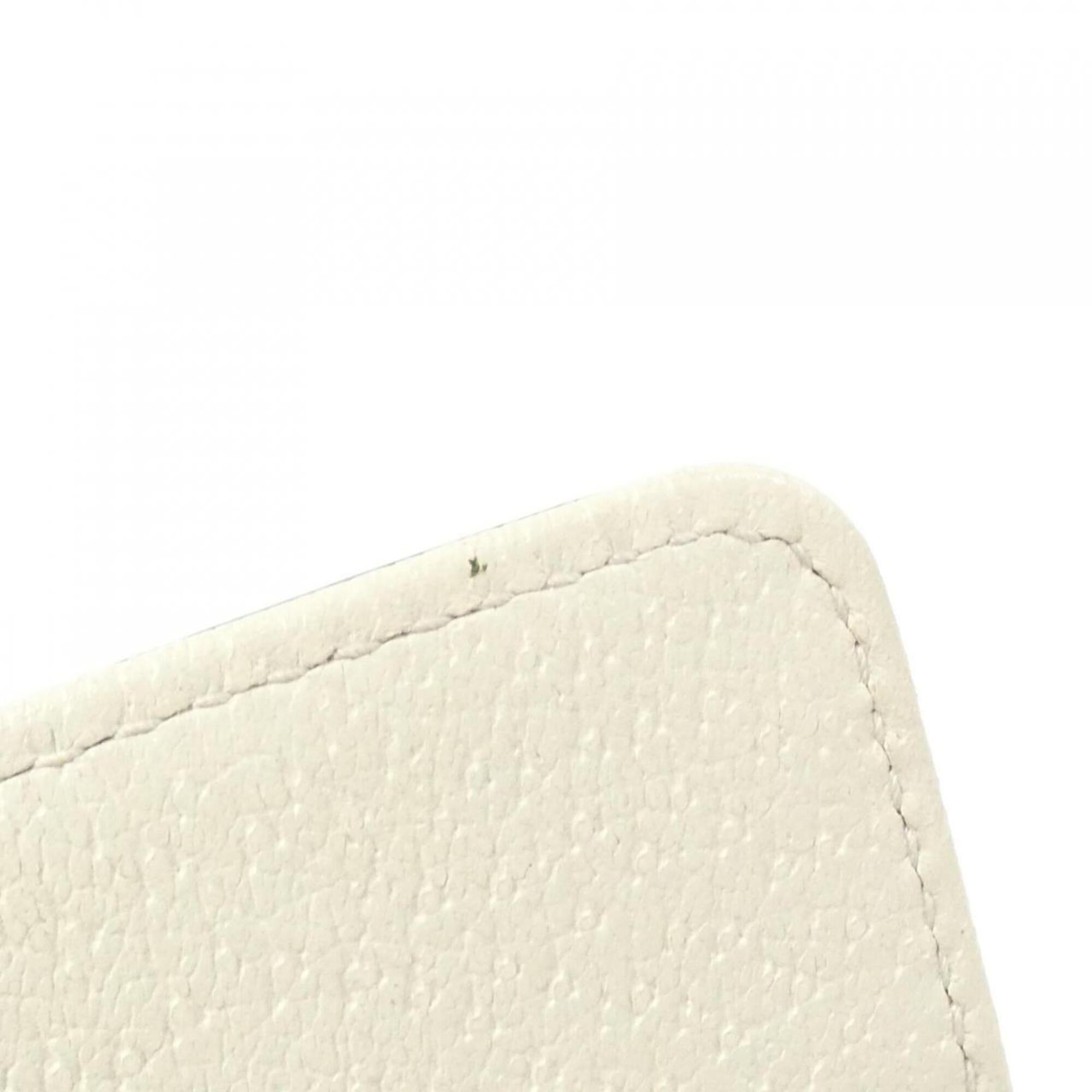 Gucci Beige White Gg Supreme Leather Shoulder Bag (Pre-Owned)