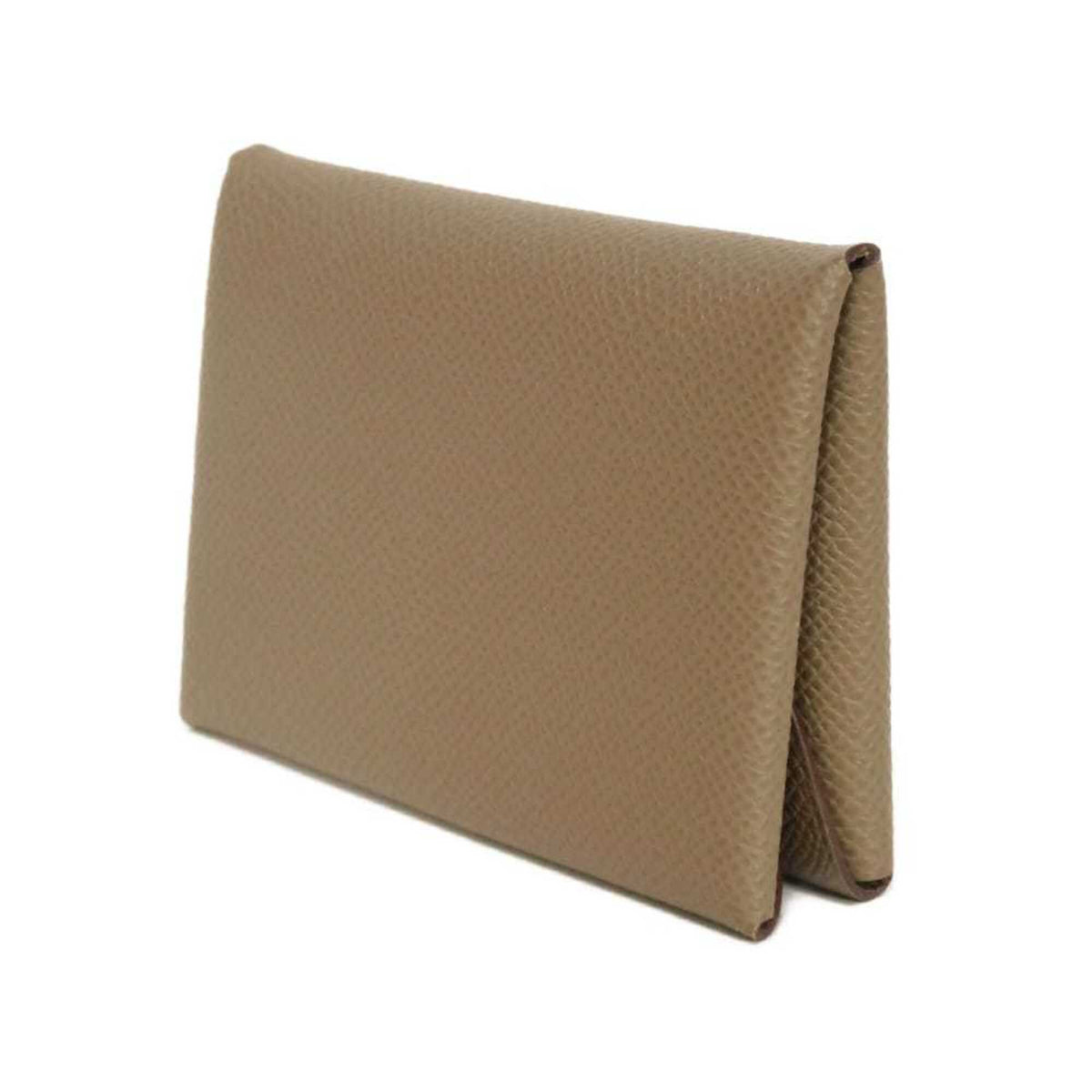 Hermes Etoupe Gray Grayish Epsom Leather Coin Purse/Coin Case (Pre-Owned)