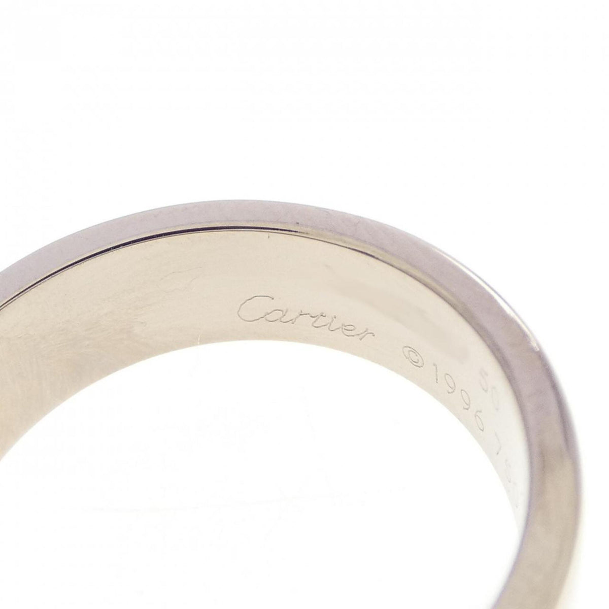 Cartier Love White Gold (18K) Band Ring (Pre-Owned)
