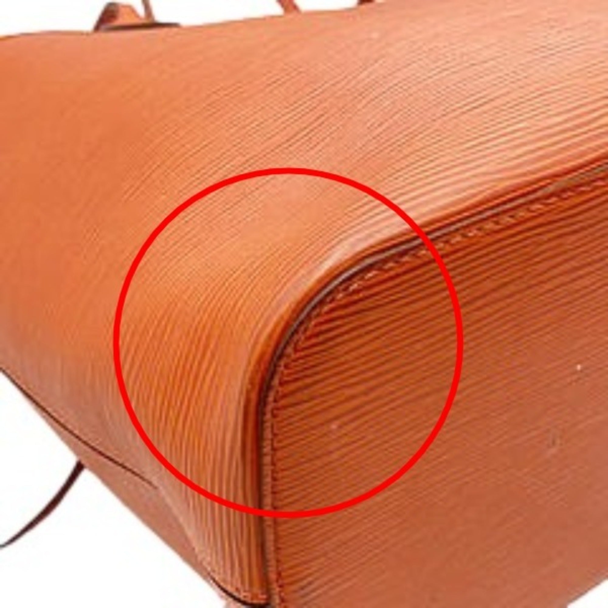 Louis Vuitton Orange Epi Leather Tote Bag (Pre-Owned)